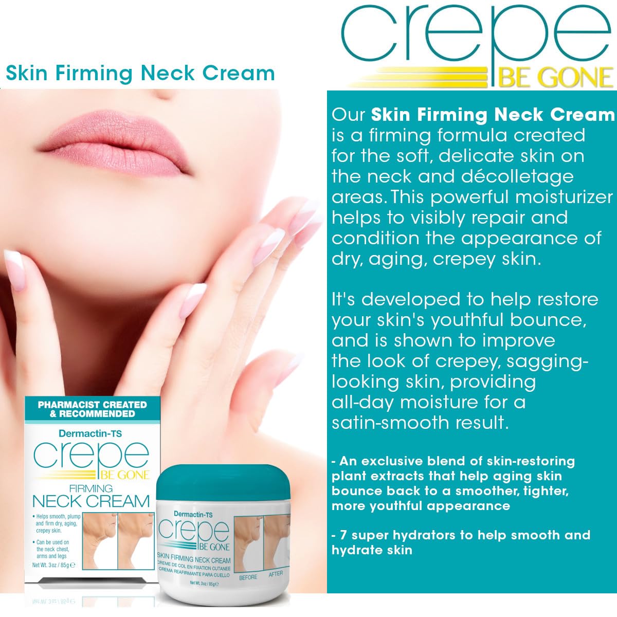 Dermactin-TS Crepe Be Gone Firming Neck Cream