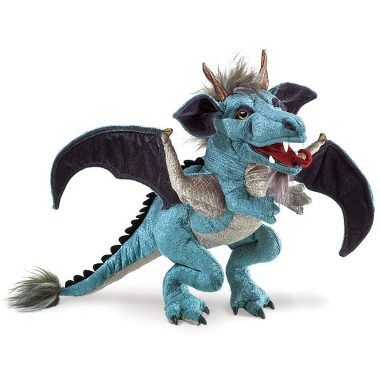 Folkmanis Sky Dragon Hand Puppet, Multi-Colored (2958)