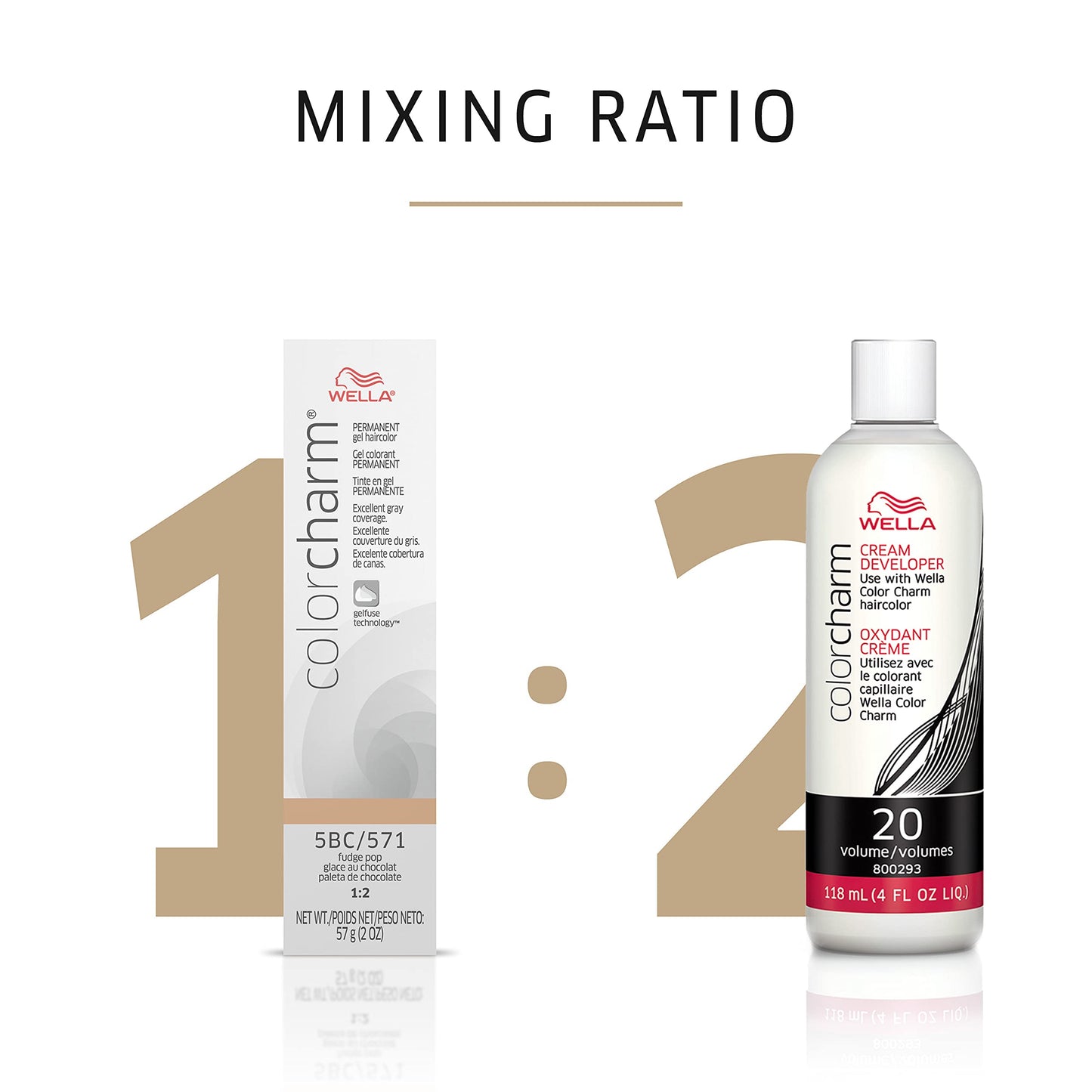 COLORCHARM Clear Liquid Hair Color Developer | 20 Volume | For Optimal Gray Blending and Rich| 32 Fl Oz