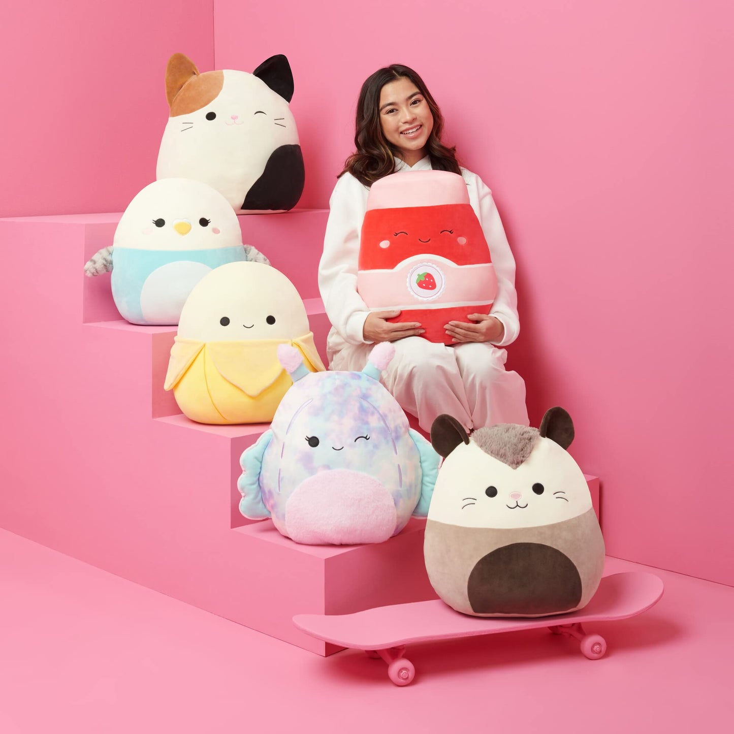 Squishmallows Original Micromallows Plush 6-Pack (Charles, Onel, Cookie, Reed, Mo, Layla)