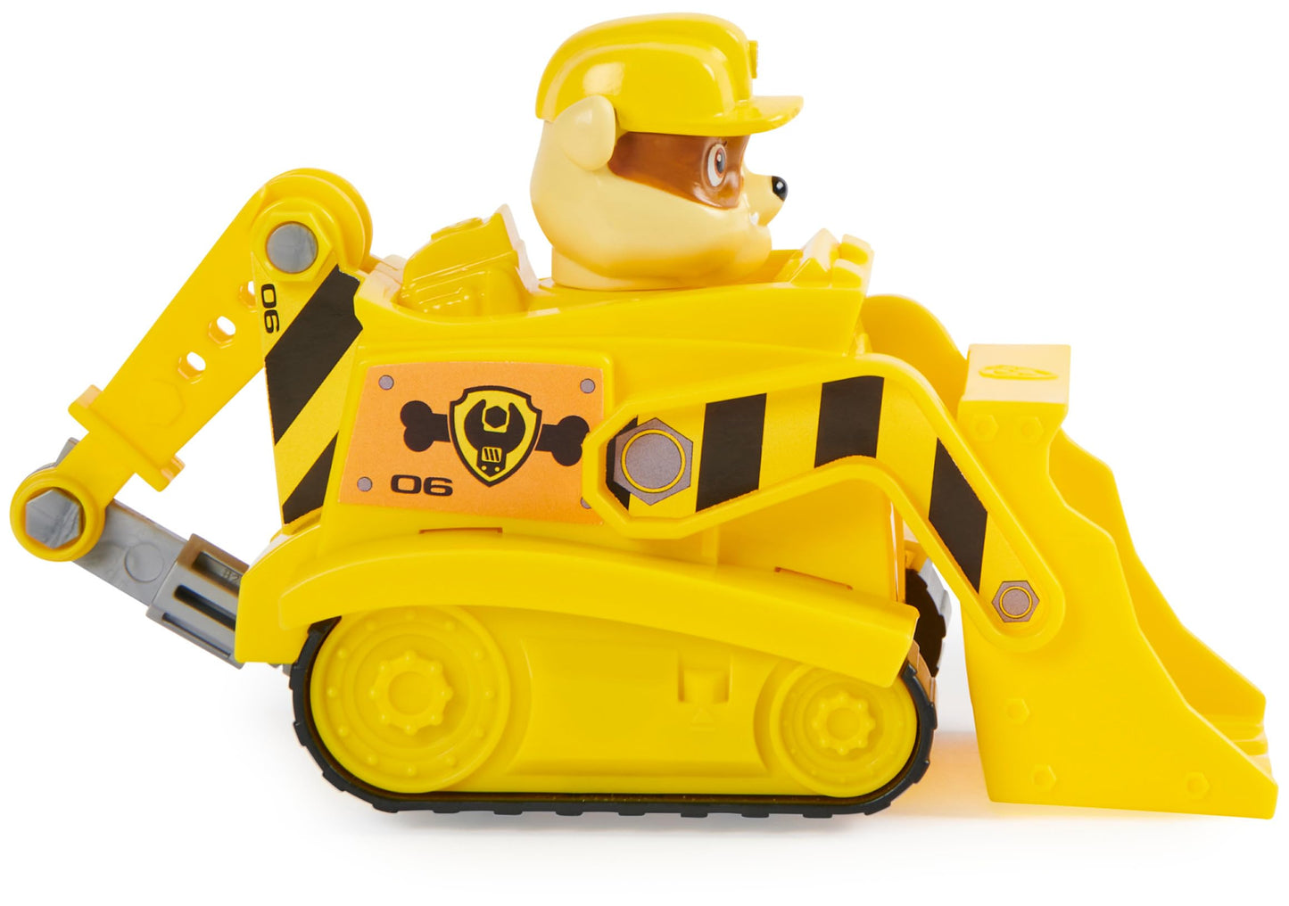 PAW Patrol, Rubble’s Bulldozer, Toy Vehicle with Collectible Action Figure, Sustainably Minded Kids Toys for Boys & Girls Ages 3 and Up