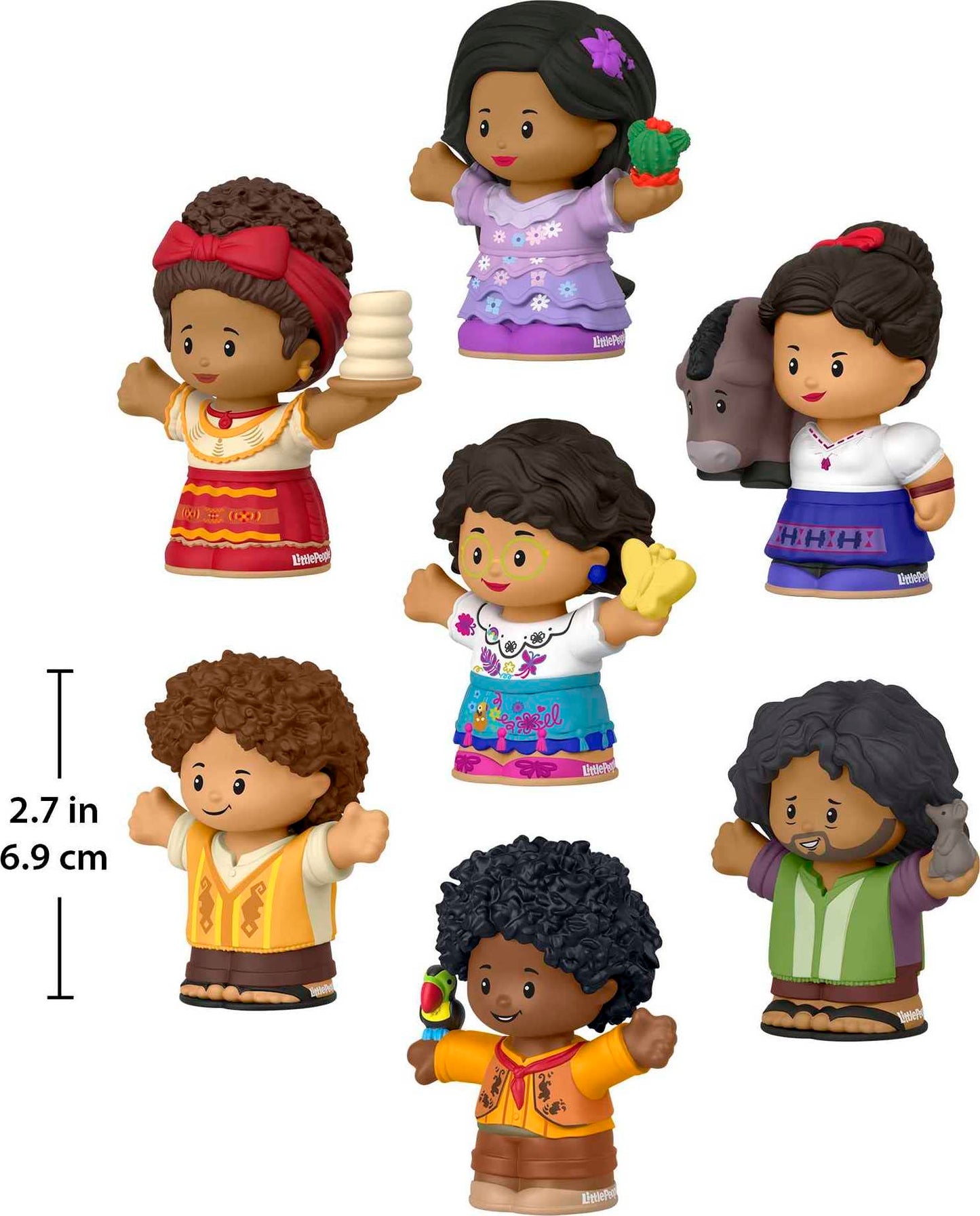 Fisher-Price Little People Toddler Toy Disney Encanto Figure Set, 7 Characters for Preschool Pretend Play Kids Ages 18+ Months (Amazon Exclusive)