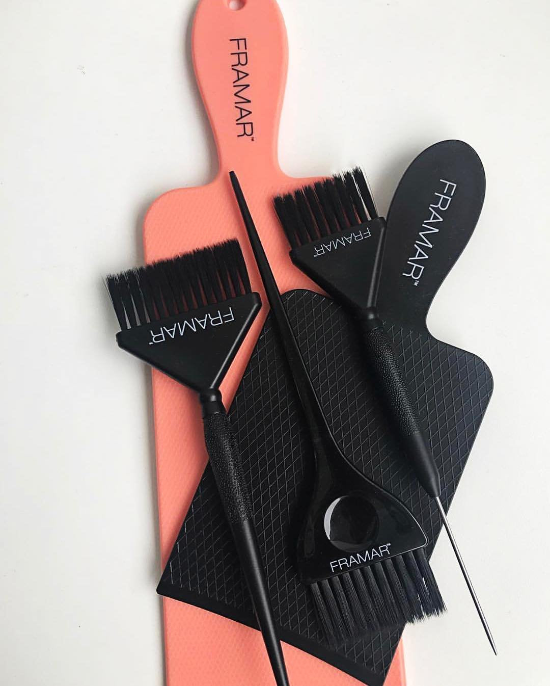 FRAMAR Balayage Board & Paddle Set – 2 Pack Long & Short Foil Highlighting Boards for Hair Coloring, Precision Balayage & Salon Use