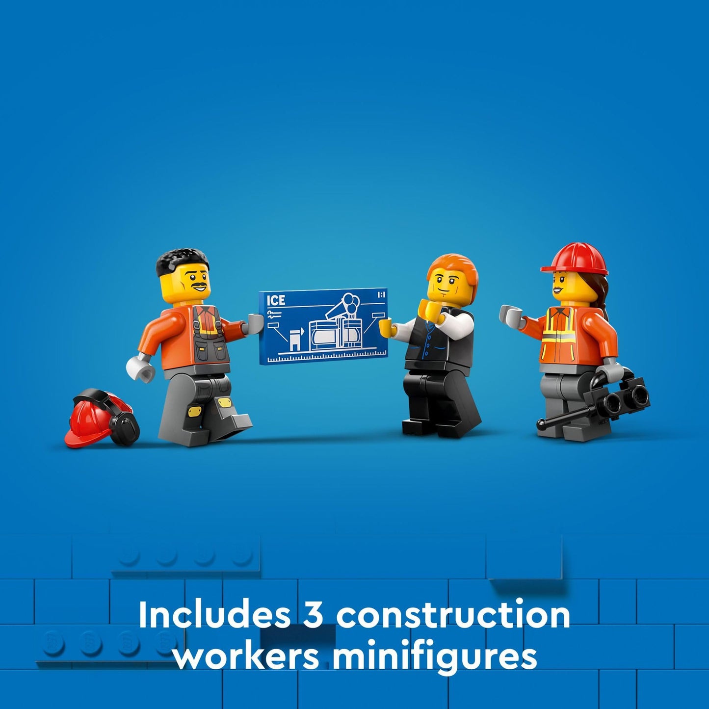 LEGO City Construction Excavator Toy 60420 - Building Set with Minifigures, Functional Truck for Kids 8+ | Birthday & Holiday Gift