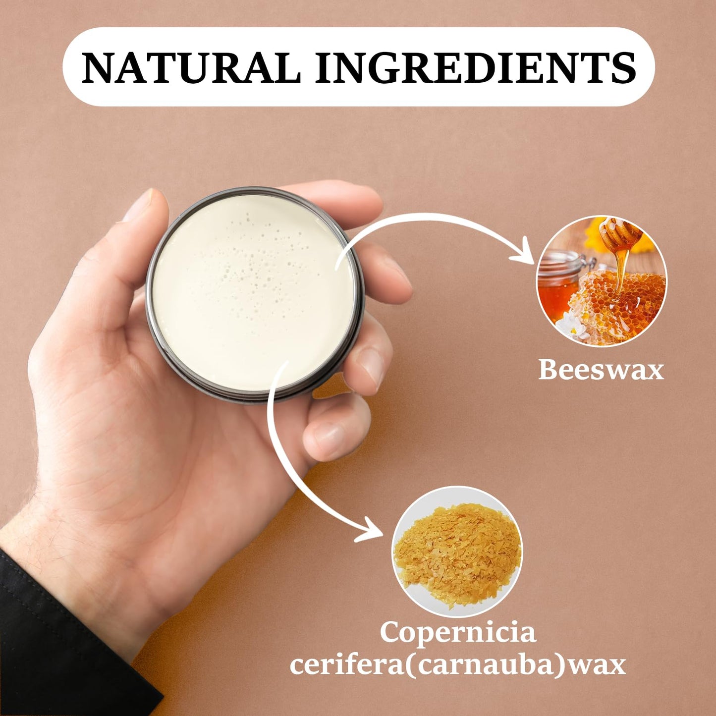 Hair Styling Clay, Matte Finish Hair Paste for Men, Water Based Matte Texture, Clay Pomade Ideal for All Men's Hair Types 100g (3.5oz)