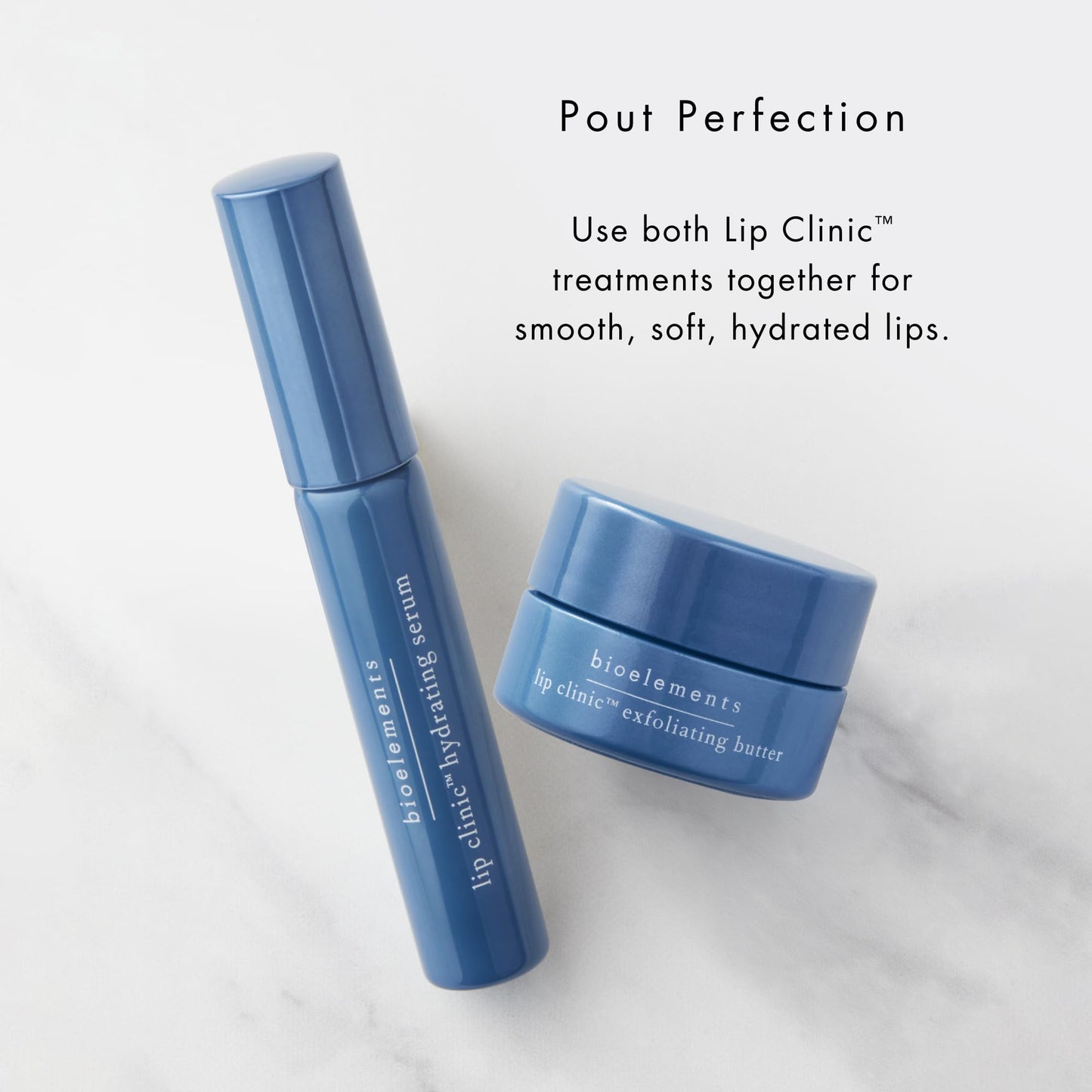 Bioelements Lip Clinic Exfoliating Butter, 0.33 fl oz – Overnight Smoothing Lip Treatment with AHAs, Shea & Mango Butter, Vegan & Cruelty-Free