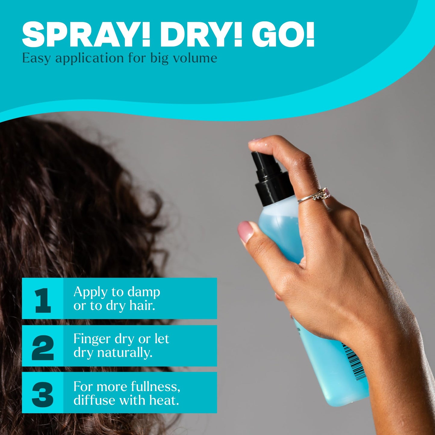 THESALONGUY Tidal Wave Sea Salt Spray – Volumizing & Texturizing Hair Pre-Styler for Men & Women, Lightweight, UV Protection, Alcohol & Paraben-Free