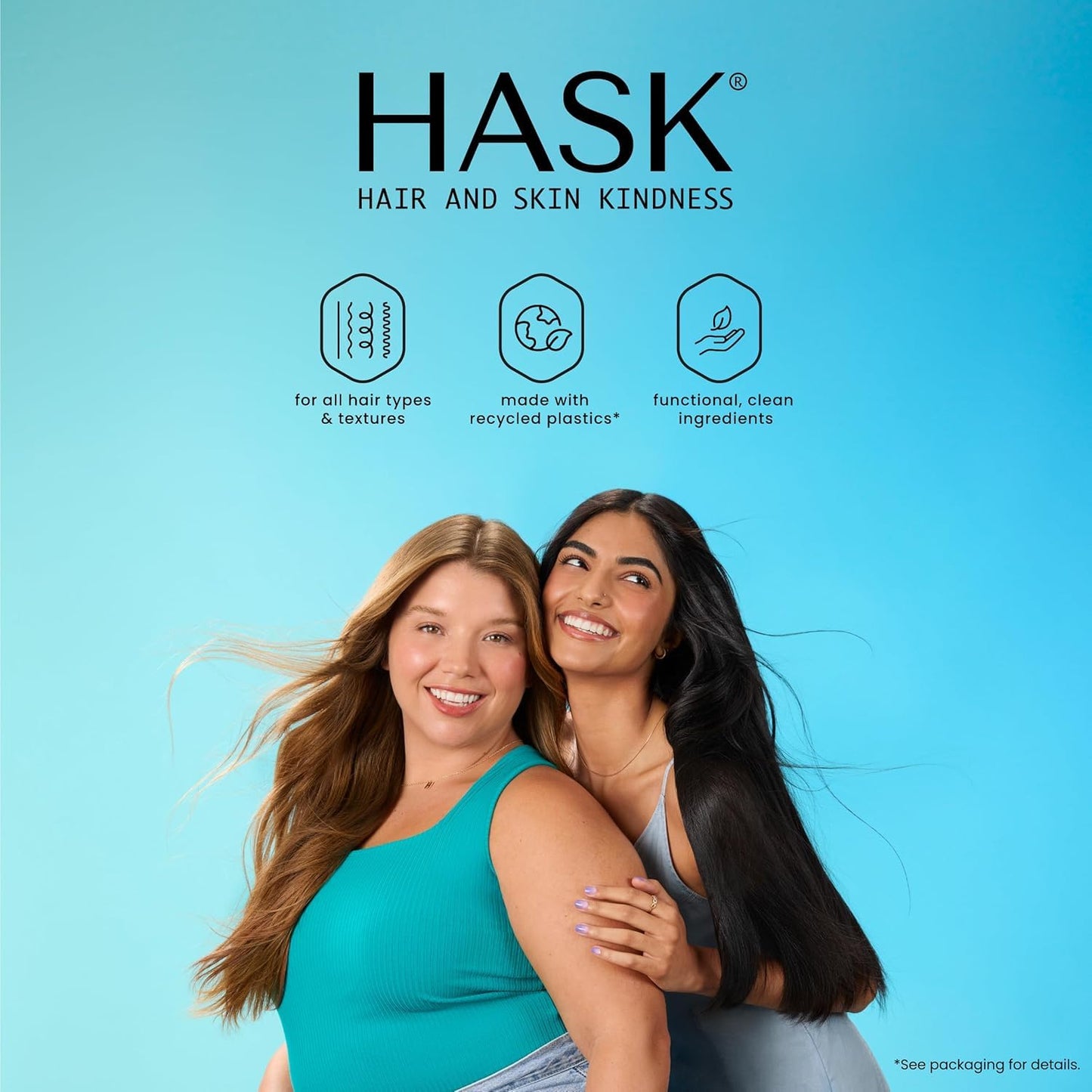 HASK Bond Building Deep Conditioner with Triple Bond Complex & Argan Oil – Repairs, Softens & Moisturizes Hair, Sulfate-Free, Color-Safe, 8 oz
