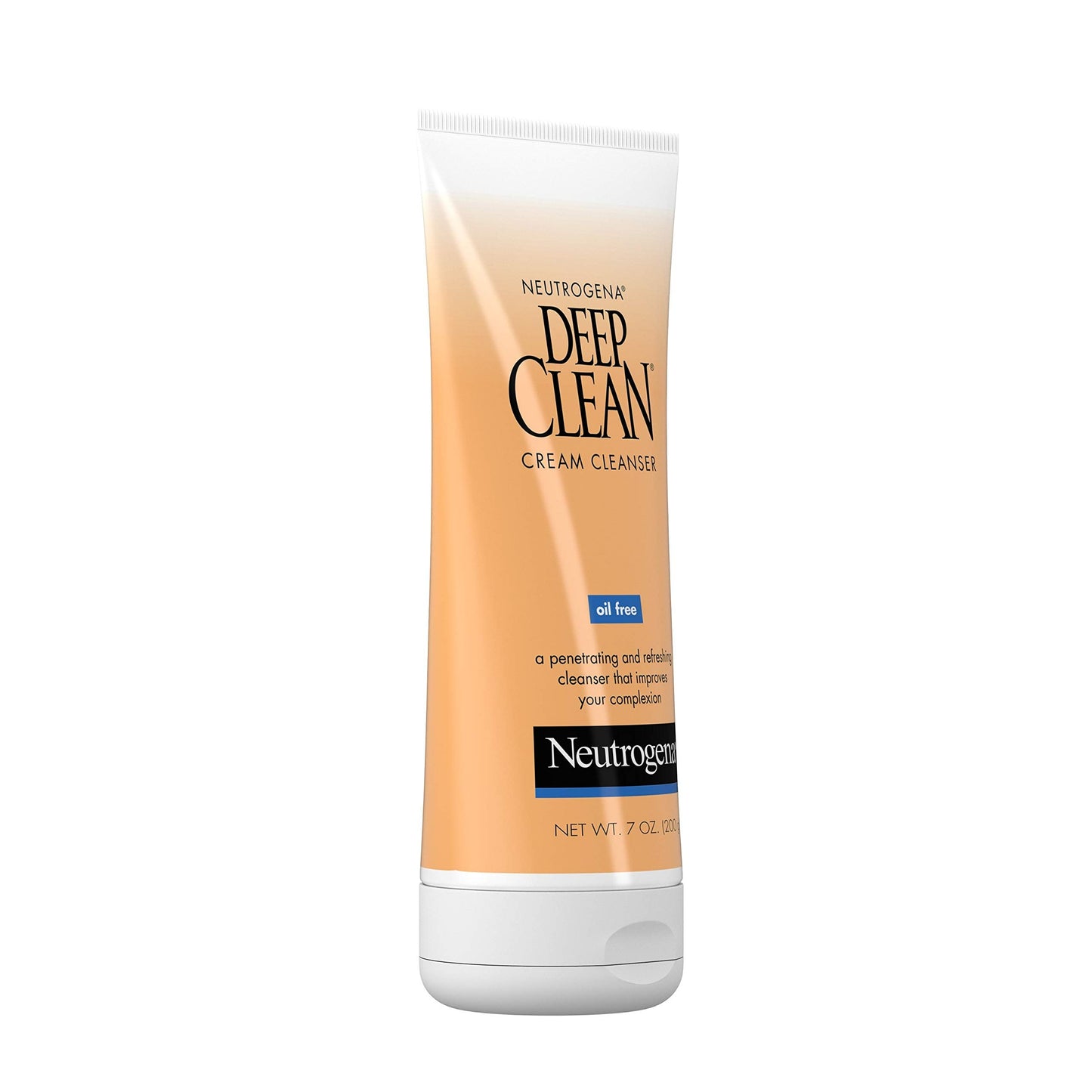 Neutrogena Deep Clean Daily Facial Cleanser with BHA – Removes Dirt, Oil & Makeup, Alcohol-Free, Oil-Free, Non-Comedogenic, 7 fl oz