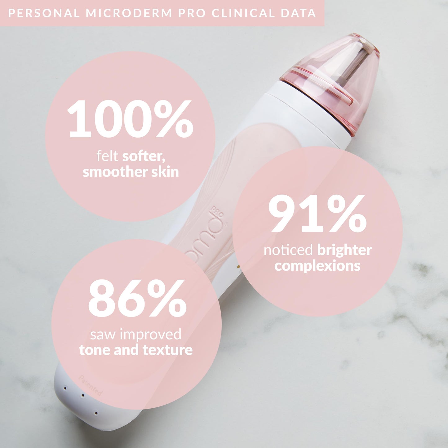 PMD Personal Microderm Pro - At-Home Microdermabrasion Device for Face & Body with Exfoliating Crystals, Vacuum Suction & Dual Speeds
