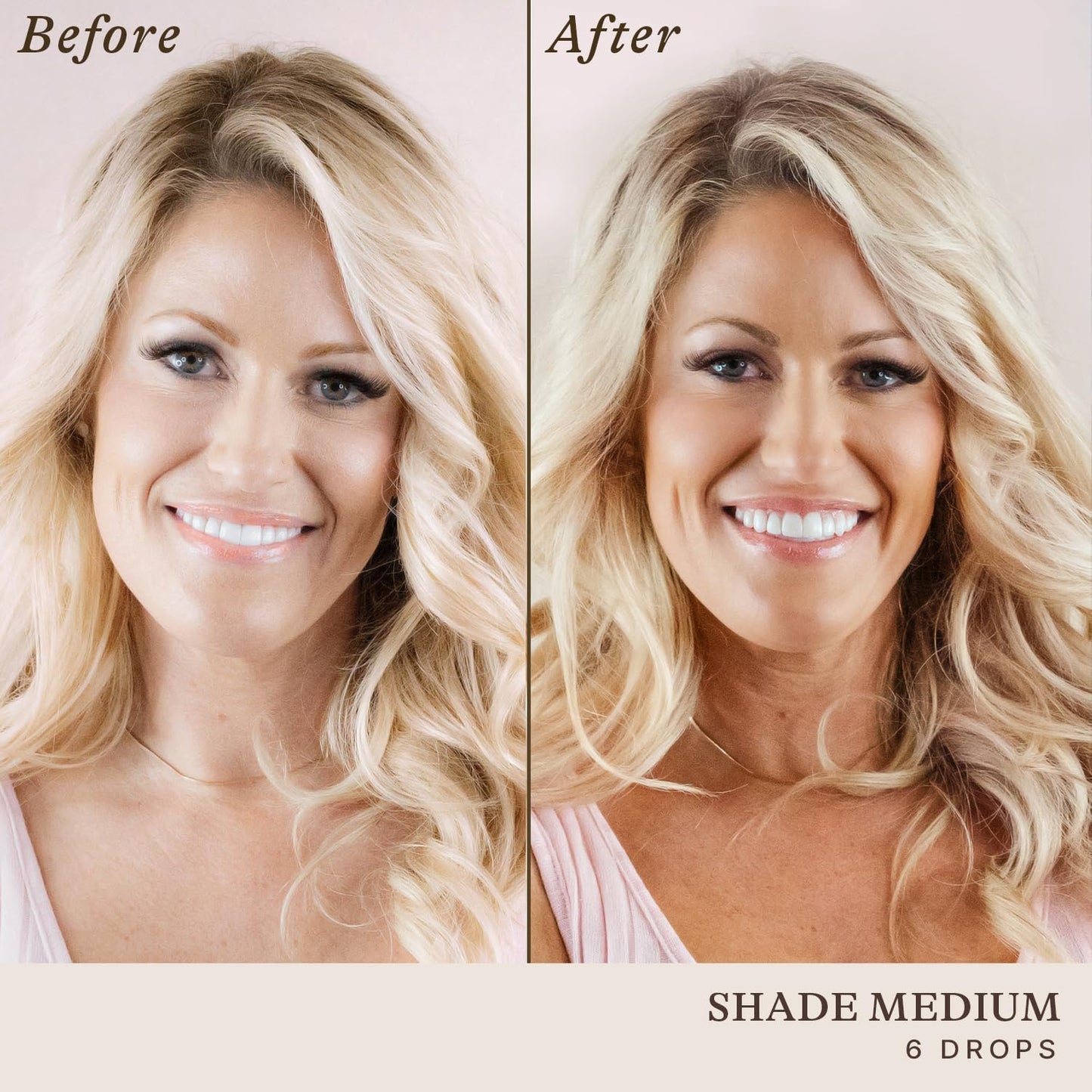 Self Tanning Drops for Face & Body – Medium Shade, Natural & Organic Ingredients, Moisturizing Bronzing Tanner, USA Made, Toxin-Free Fake Tan