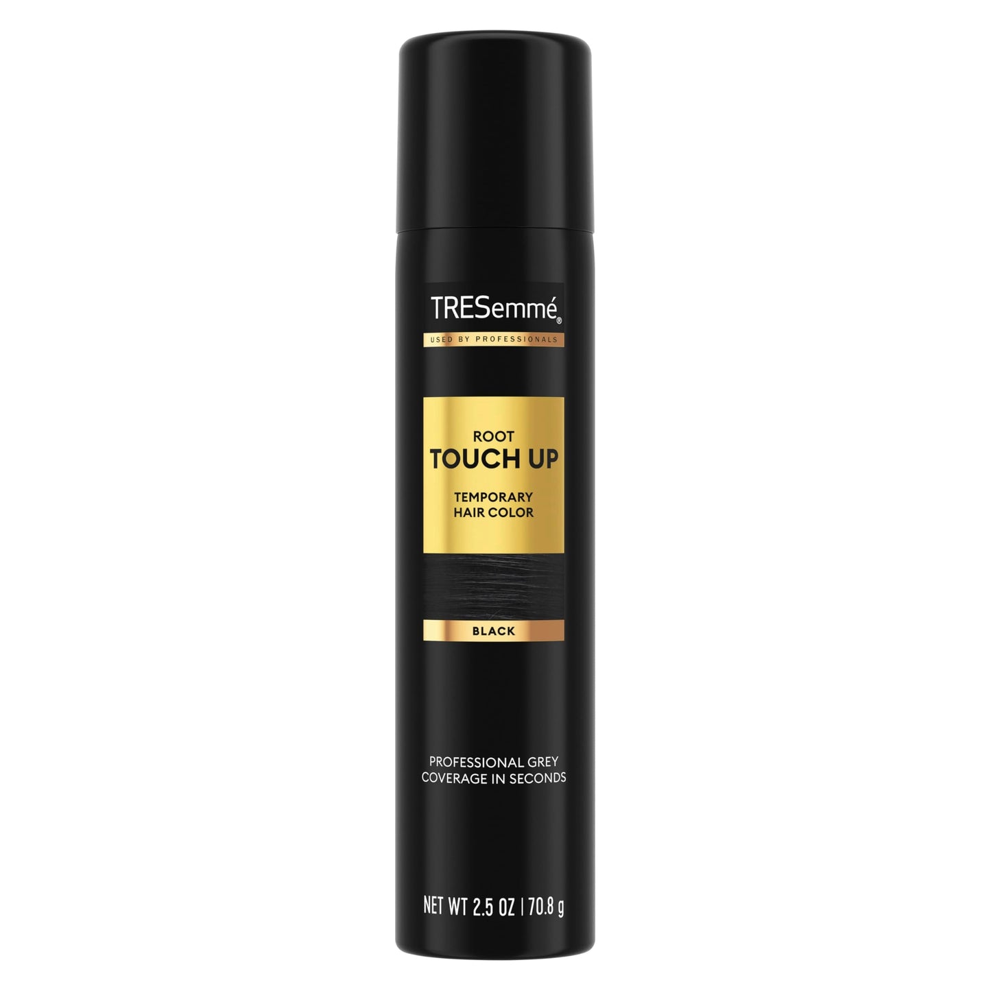 TRESemmé Root Touch-Up Temporary Black Hair Hair Color Touch-Up Spray, Ammonia-free, Peroxide-free Root Cover-Up Spray 2.5 oz