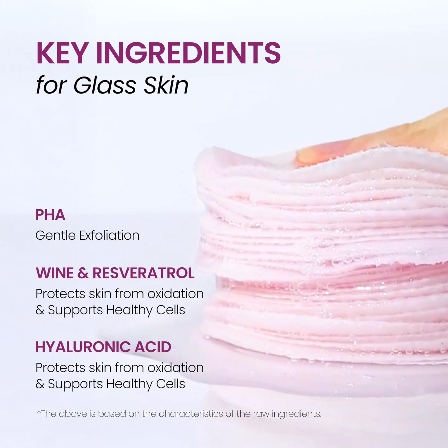 DERMALOGY by NEOGENLAB Bio-Peel Gauze Pads (Wine, 30ct) – Exfoliating & Firming with PHA, Red Wine, Resveratrol & Hyaluronic Acid