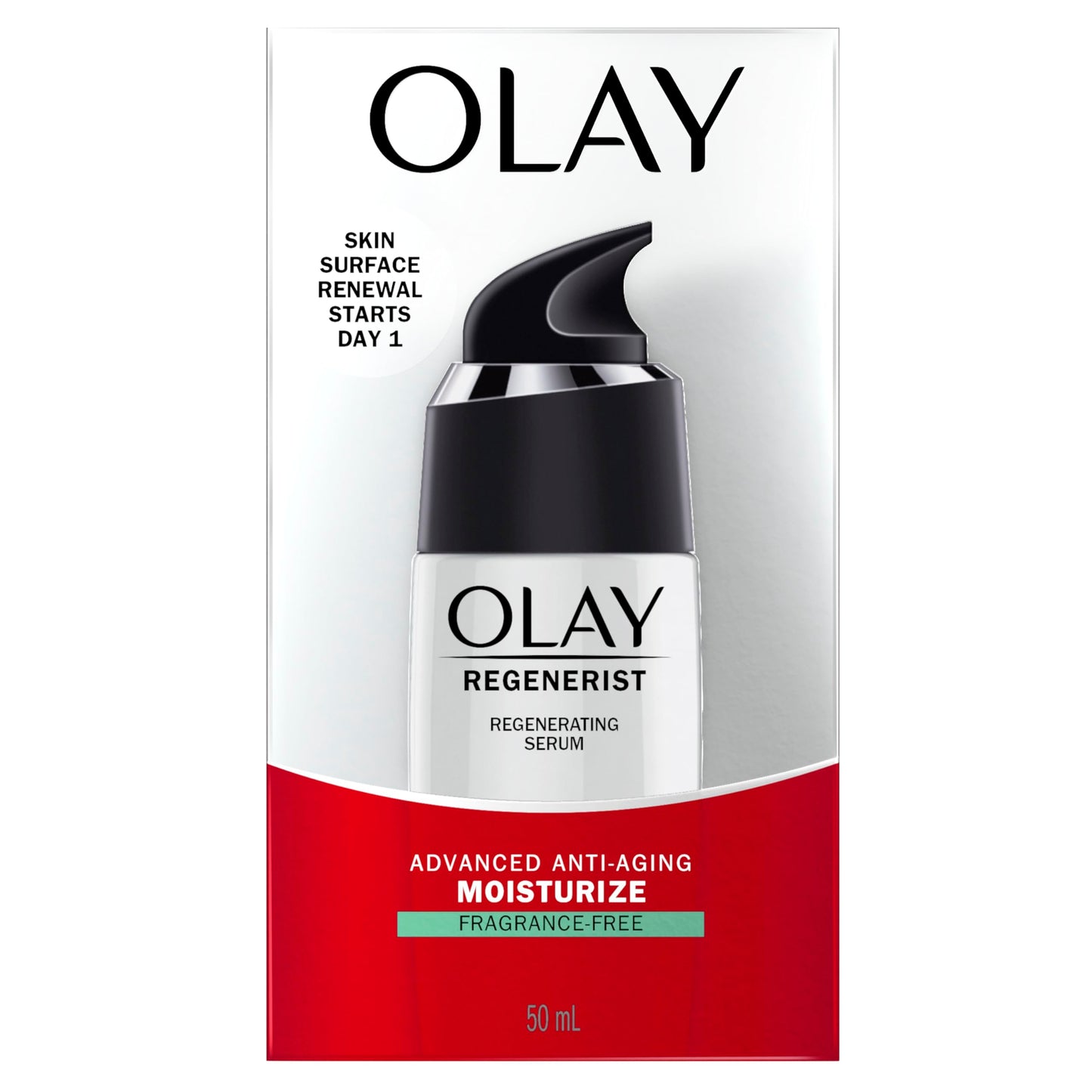 Olay Regenerist Light Gel Face Moisturizer Serum, Fragrance-Free, Anti-Aging, Hydrating, Firms & Smooths, 1.7 oz
