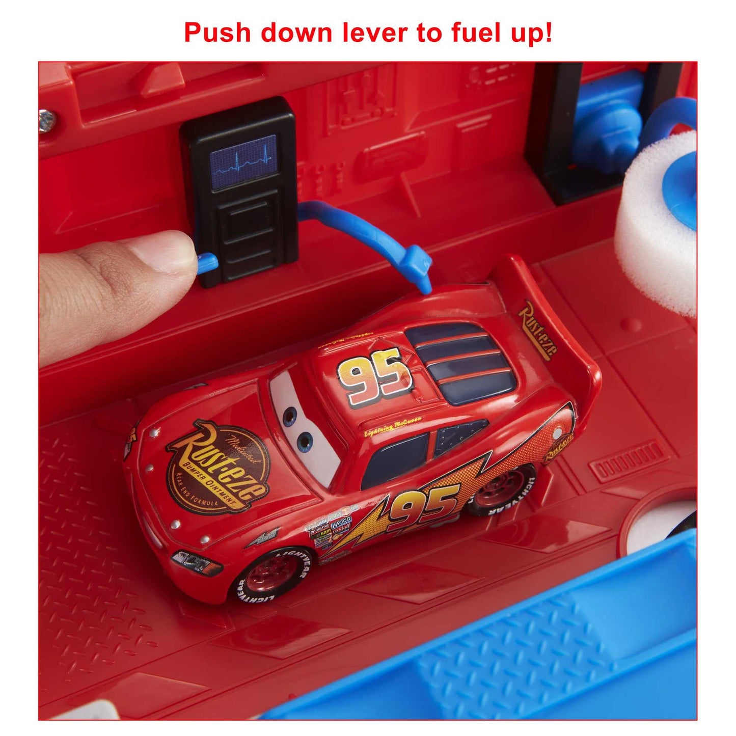 Mattel Disney Pixar Cars Transforming Mack Playset – 2-in-1 Toy Truck & Tune-Up Station with Launcher, Lift & Movie Graphics – Kids Ages 4+