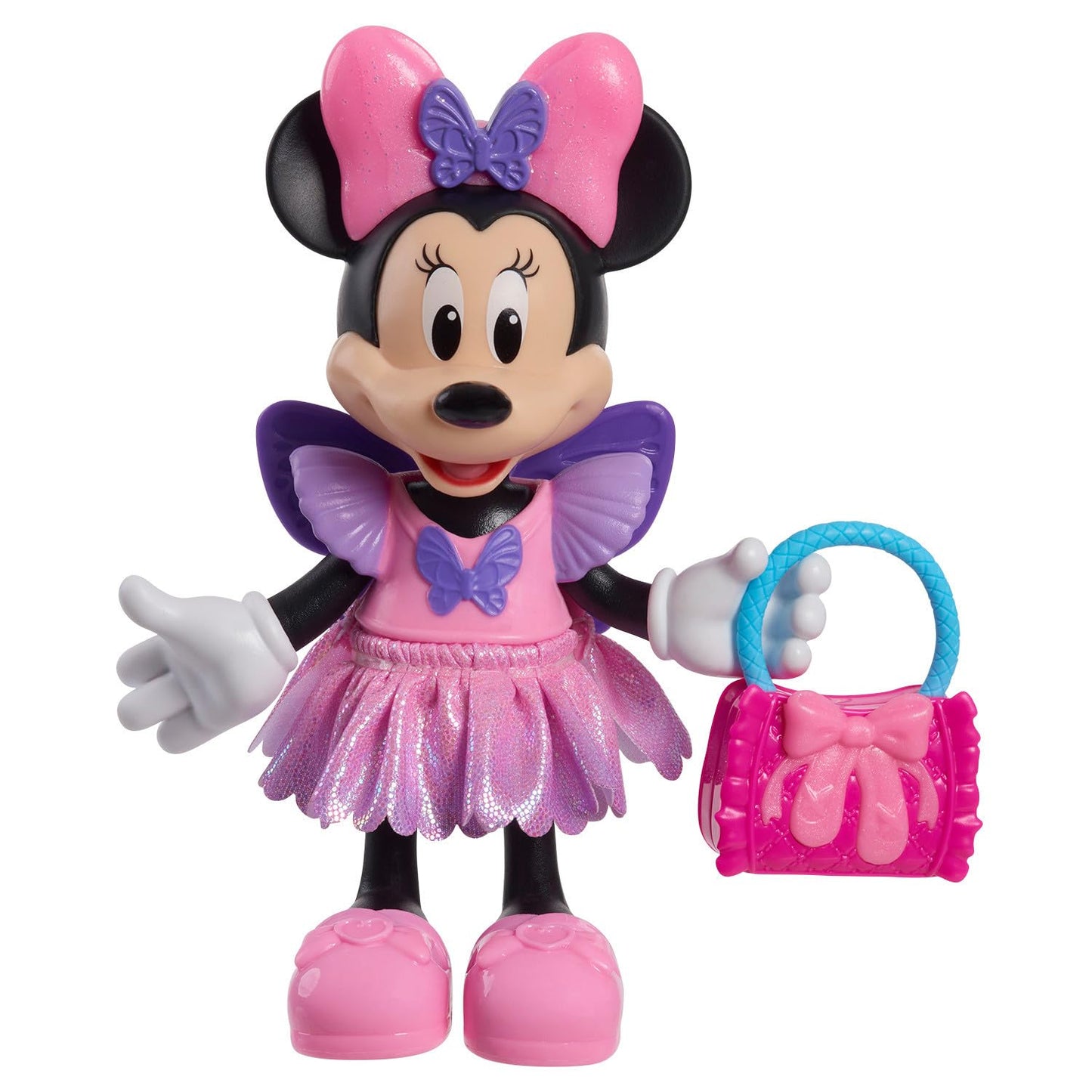 Disney Junior Minnie Mouse Fabulous Fashion Ballerina Doll, 13-piece Doll and Accessories Set, Kids Toys for Ages 3 Up by Just Play