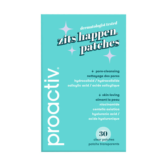 Proactiv Zits Happen® Hydrocolloid Acne Patches- Pimple Patches for Face and Back Acne with Pore Cleansing Salicylic Acid- 30 Count