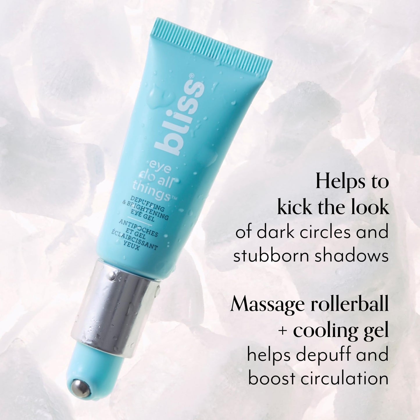 bliss Eye Do All Things Hydrating Eye Gel Depuff & Brighten Straight-from-the-Spa Paraben Free, Cruelty Free 0.7 fl oz