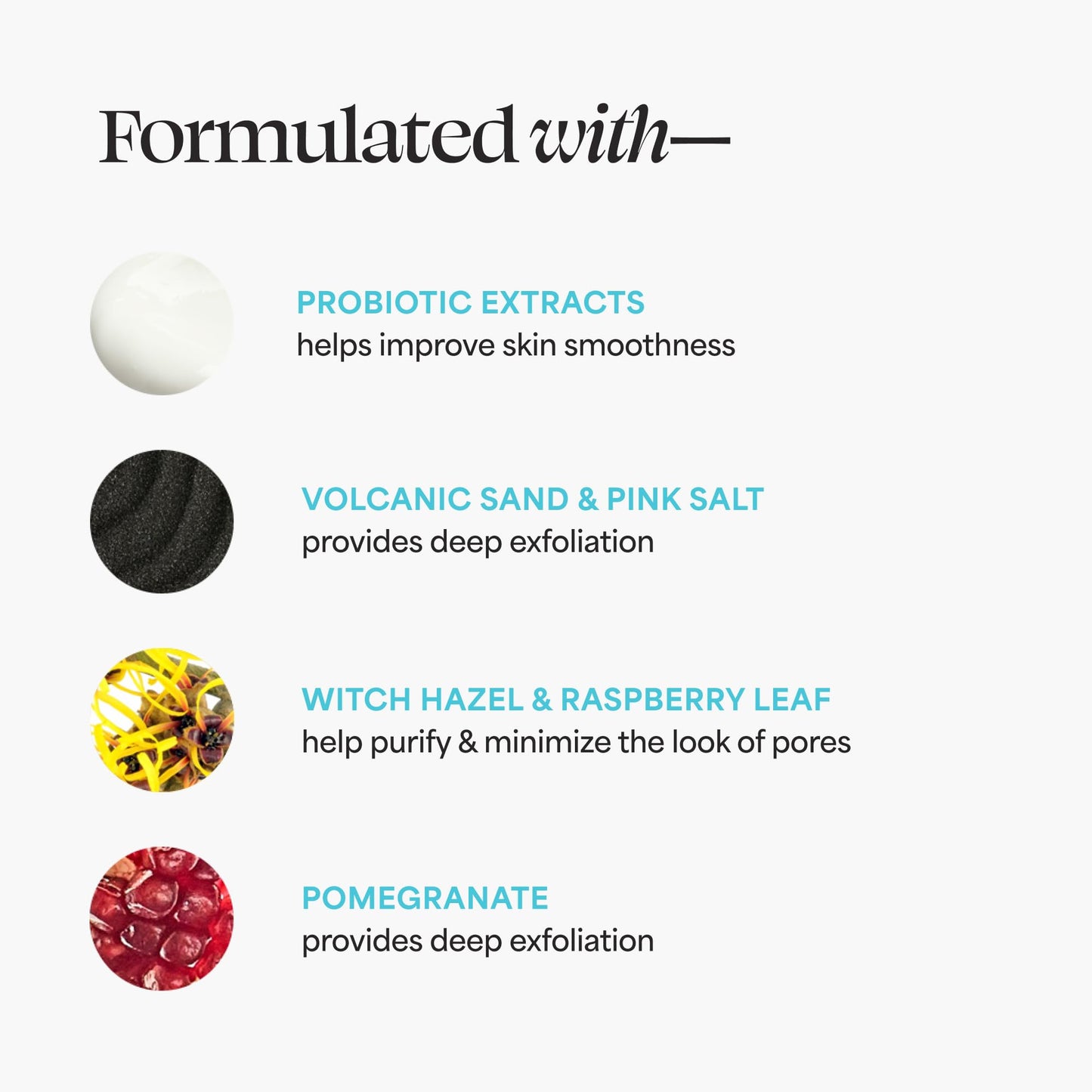 TULA So Poreless Exfoliating Blackhead Scrub – Gentle Yet Powerful Face Exfoliator with Probiotics, Volcanic Sand & Pink Salt, 2.89 oz