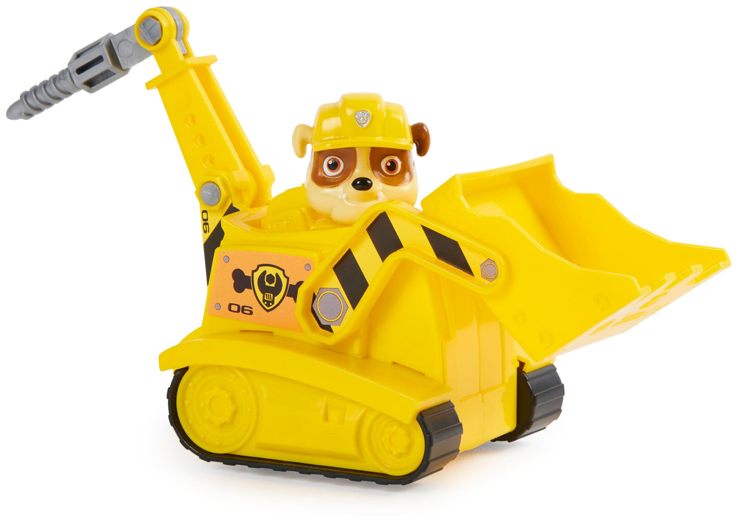 PAW Patrol, Rubble’s Bulldozer, Toy Vehicle with Collectible Action Figure, Sustainably Minded Kids Toys for Boys & Girls Ages 3 and Up