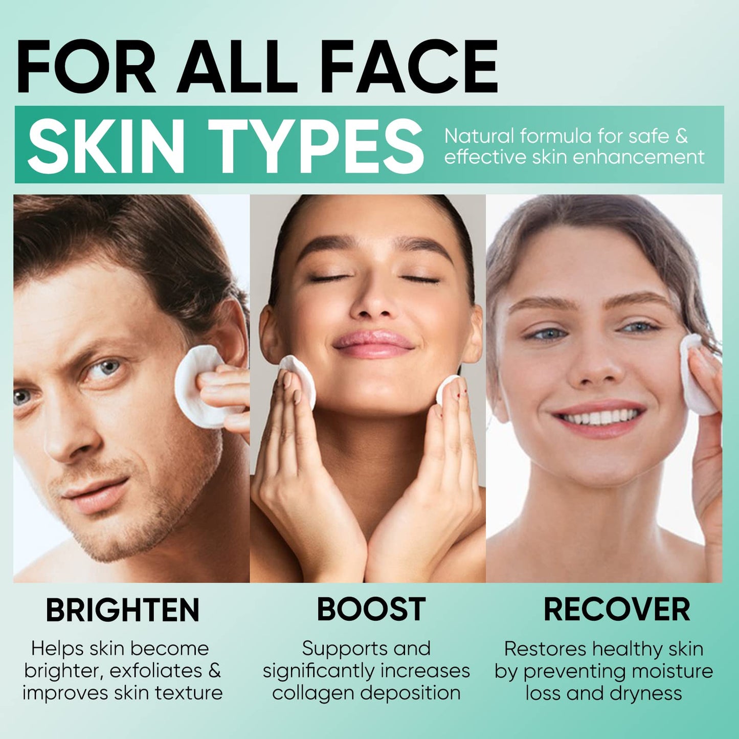 Glycolic Acid 35% AHA Toner Pads – Exfoliating Face Wipes with Salicylic Acid for Fine Lines, Wrinkles & Skin Resurfacing, 50 Pads