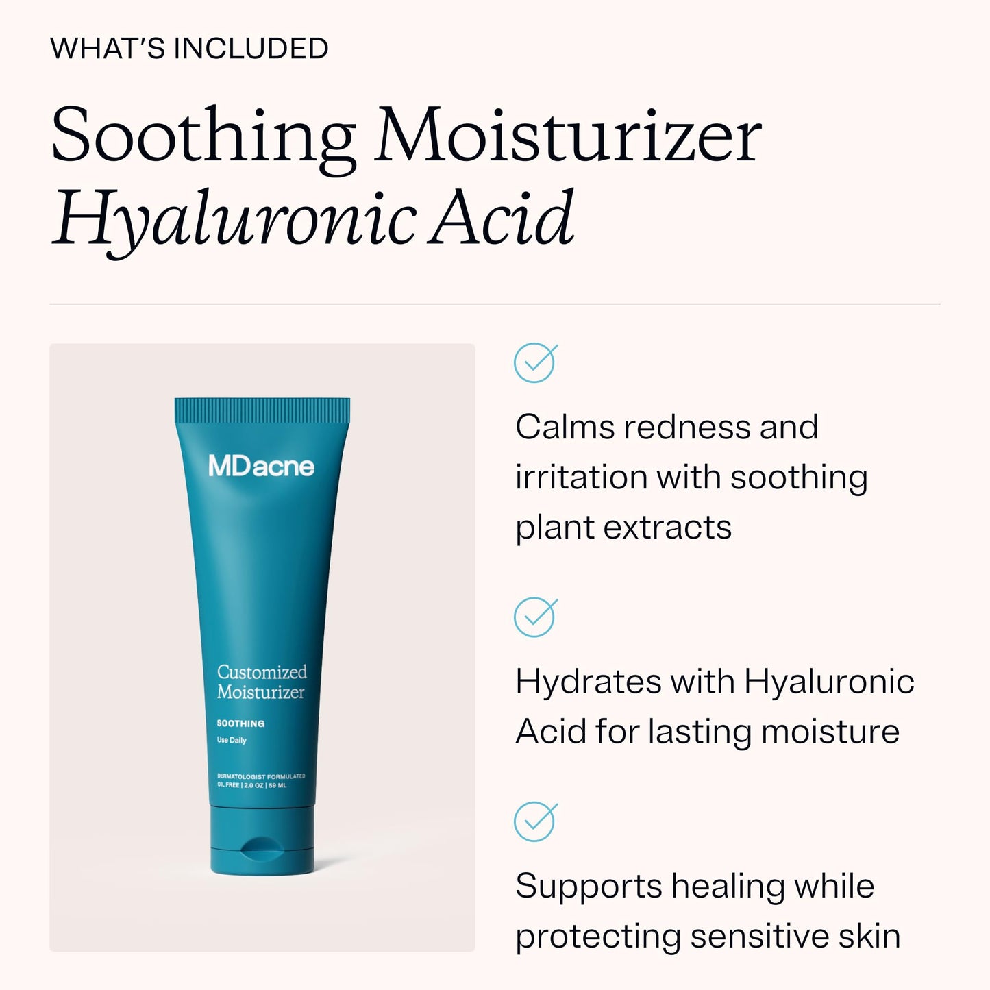 MDacne 3-Step Acne Treatment Kit – Benzoyl Peroxide 2.5% Cream, Salicylic Acid Cleanser, Niacinamide Moisturizer, 30-Day Medicated Kit