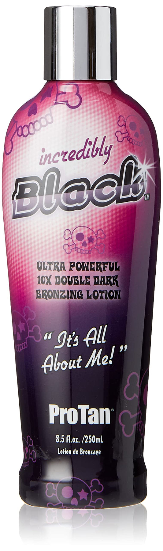 Pro tan PT-00-1088 Pro Tan Incredibly Black Double Dark Bronzing Lotion, 8.5 Ounce