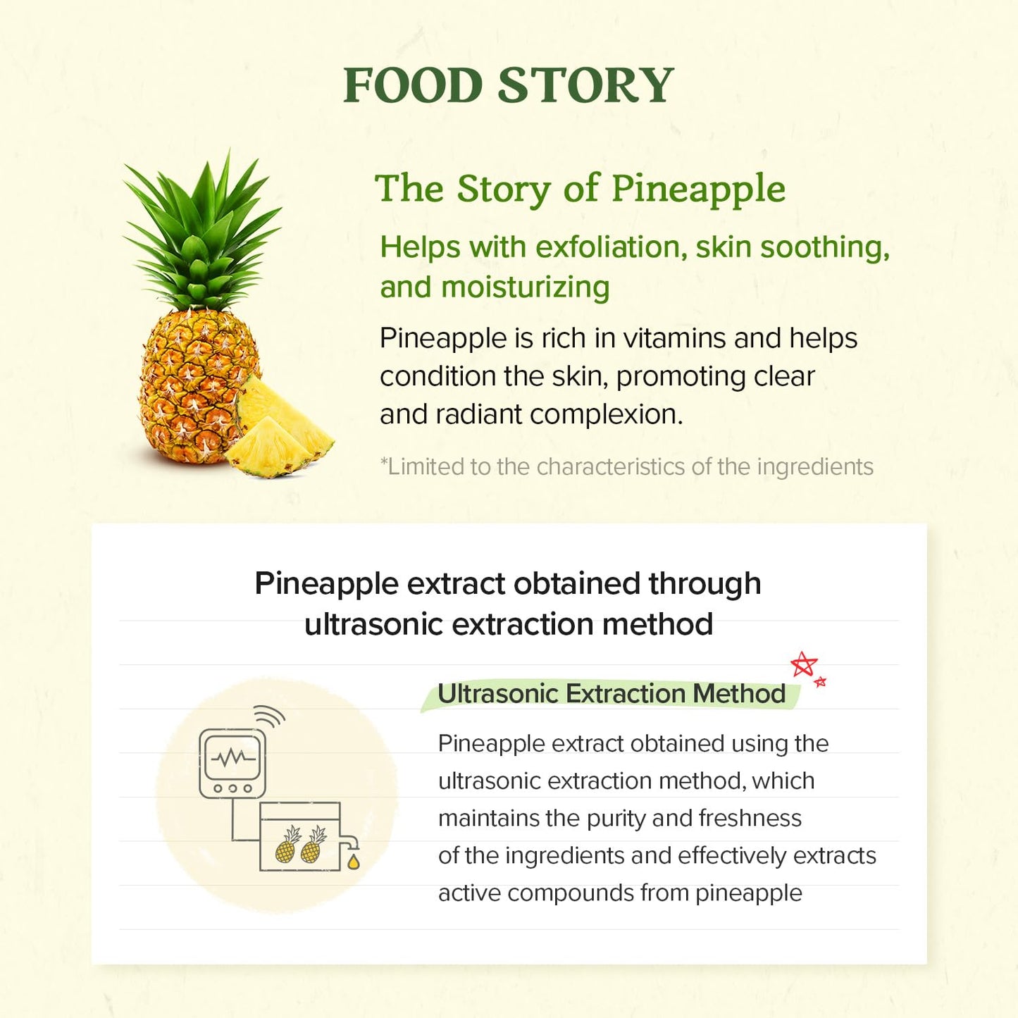 SKINFOOD Pineapple Peeling Gel 3.38oz - AHA Exfoliating Gel with Pineapple & Aloe, Removes Dead Skin, Clears Blemishes & Sebum