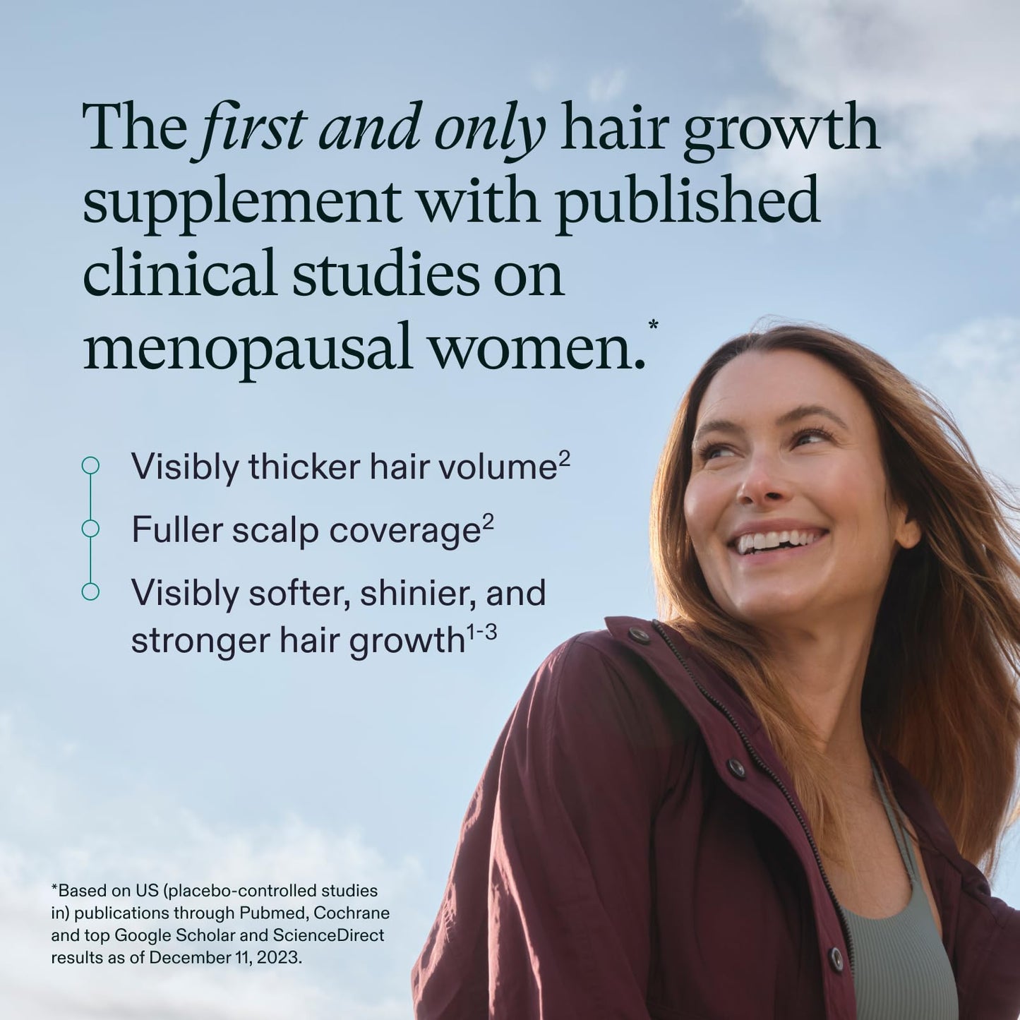 Nutrafol Women’s Balance Hair Growth Supplement Refill | 45+ | Clinically Proven for Thicker Hair & Scalp Coverage in 3–6 Months | 1-Month Supply