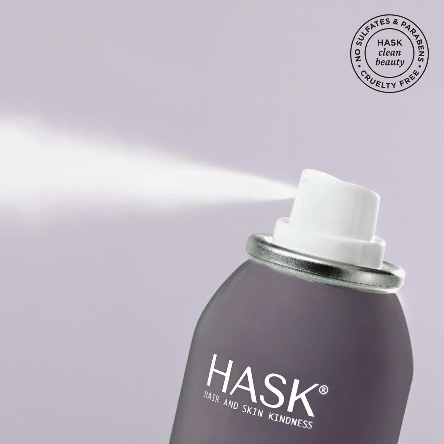 HASK Charcoal Purifying Dry Shampoo – Absorbs Oil & Detoxifies Hair, Extends Time Between Washes, Sulfate-Free, Paraben-Free, Cruelty-Free, 8.1oz