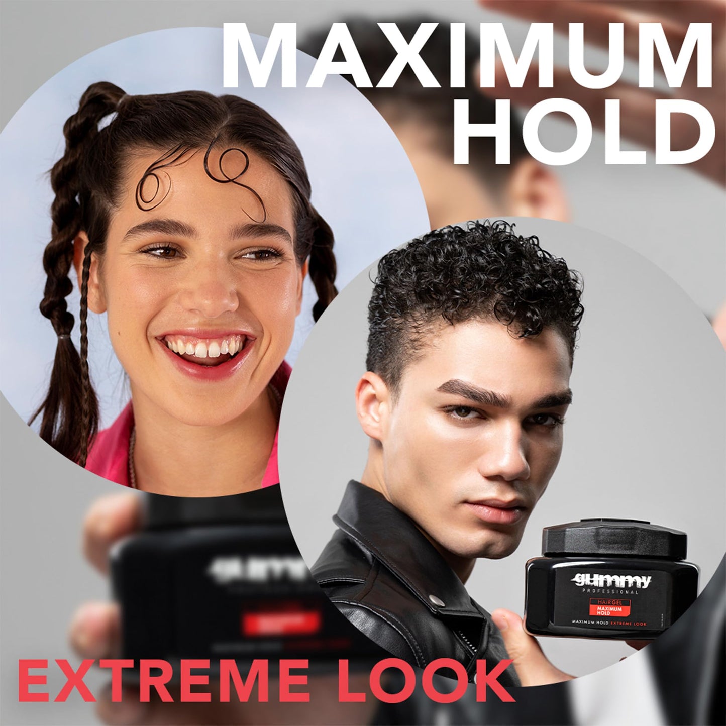 Gummy Hair Gel, 23.5 Fl Oz,Regular,700ml