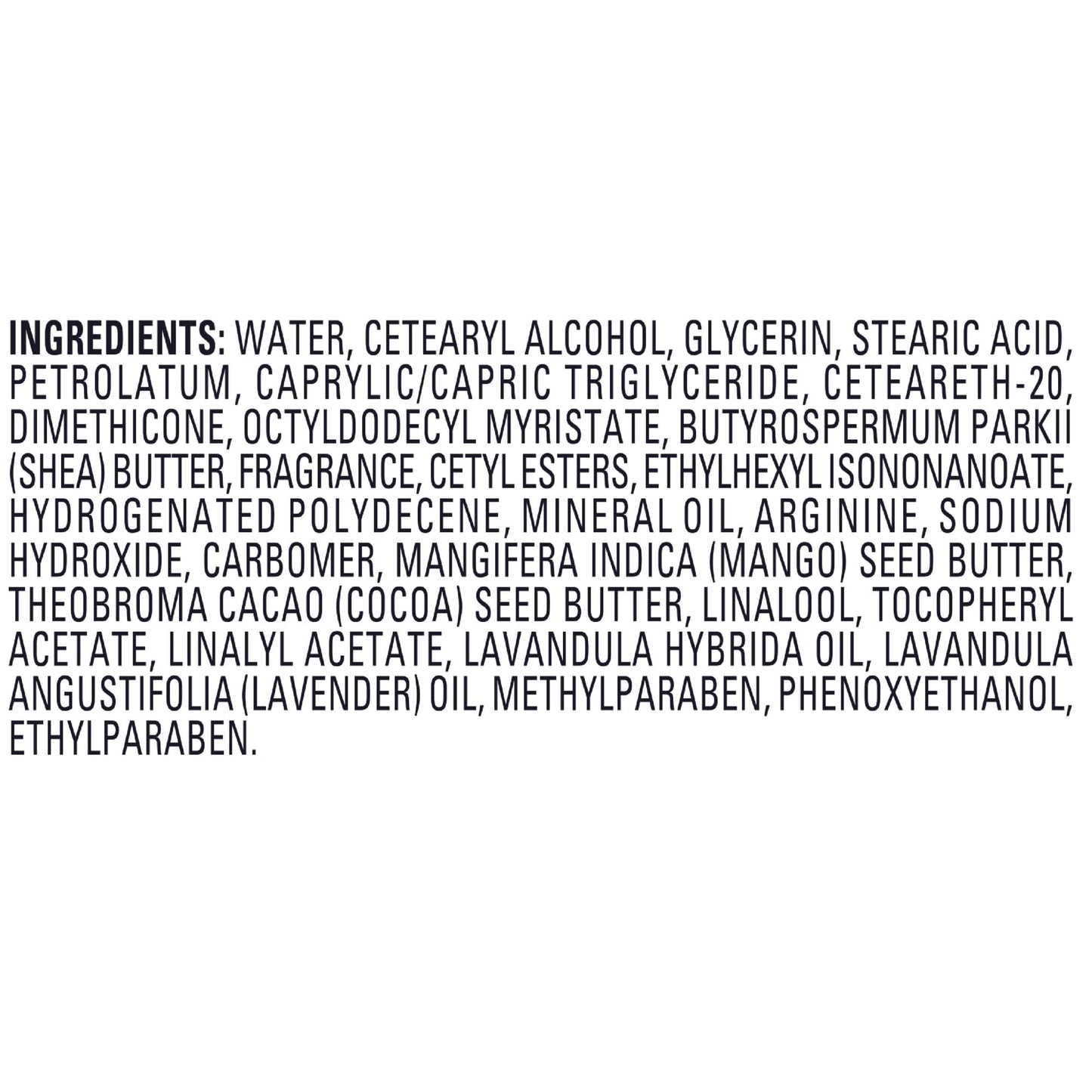 Jergens Lavender Body Butter Hand and Body Lotion, Moisturizer for Women, with Essential Oils for Indulgent Moisturization, 7 Oz