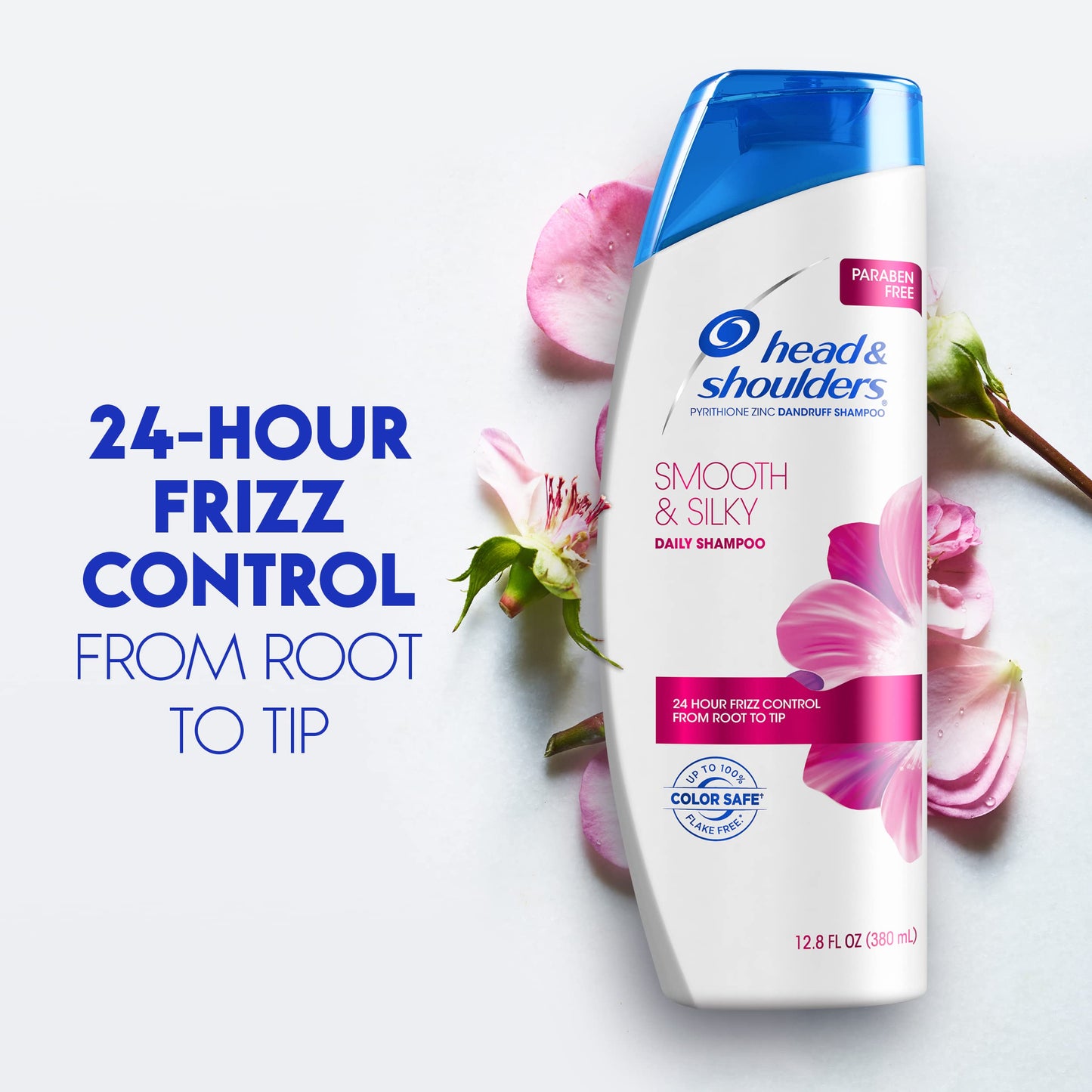Head & Shoulders Smooth & Silky Dandruff Shampoo and Conditioner Twin Pack, 23.4 Fluid Ounce
