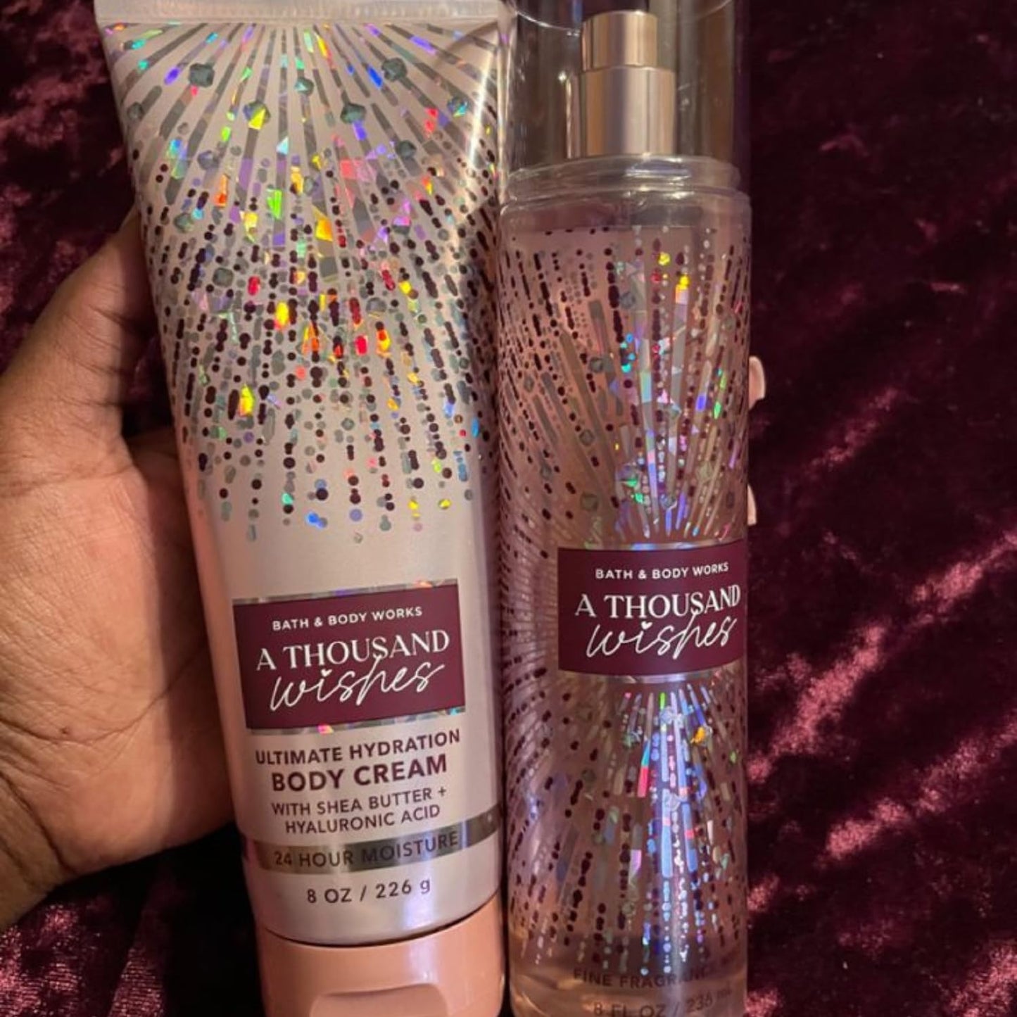 Bath & Body Works A Thousand Wishes Ultimate Hydration Body Cream, 8 Ounce