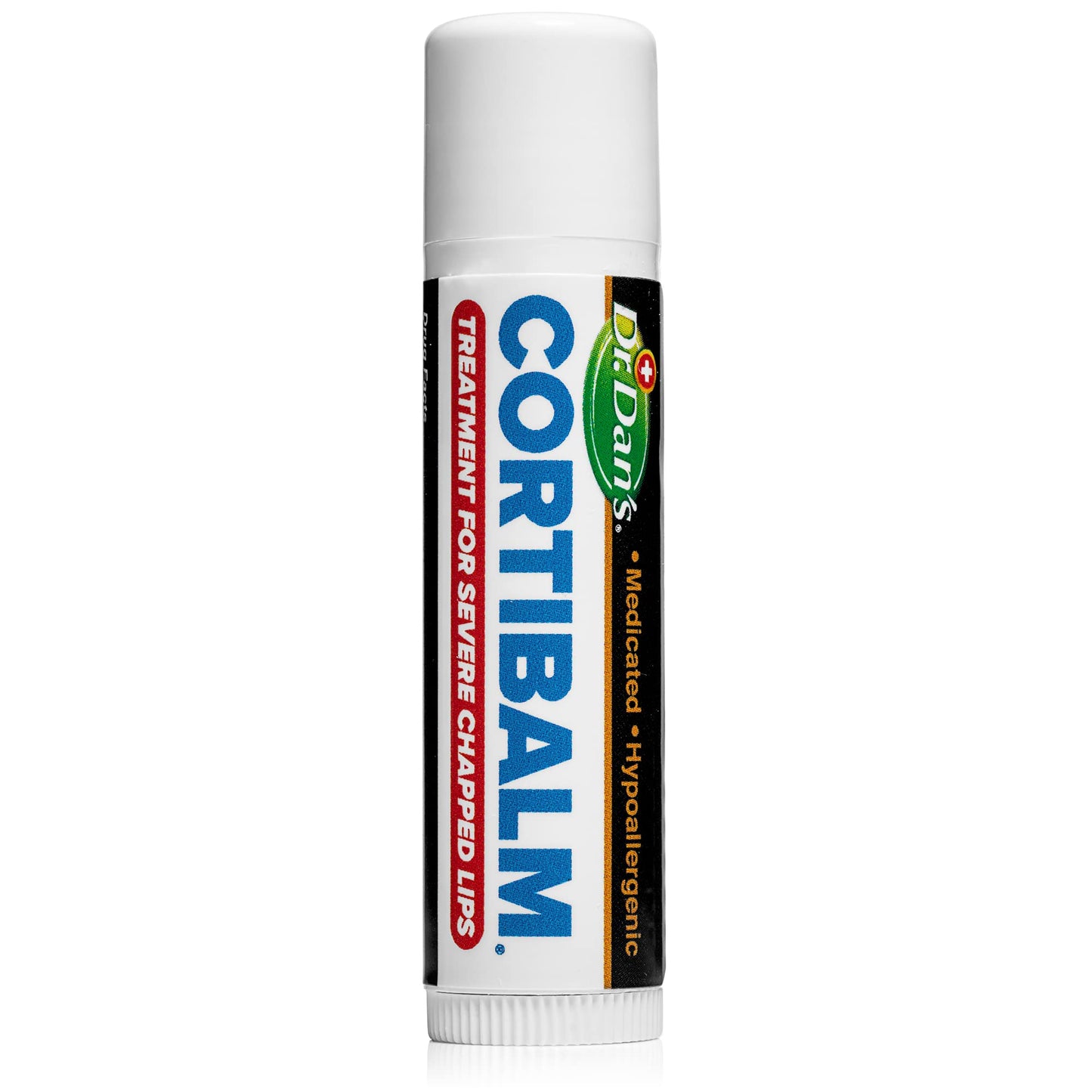 Dr. Dan's Cortibalm - 1 Pack - for Dry Cracked Lips - Healing Lip Balm for Severely Chapped Lips - Designed for Men, Women and Children