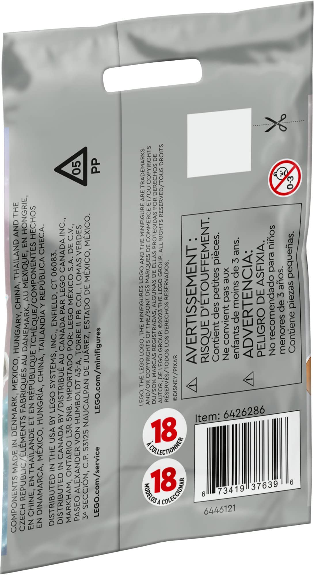 LEGO Disney 100 Minifigures 71038 – Limited Edition Collectible Figures, Ages 5+, Gift Set with 1 of 18 Surprise Bags