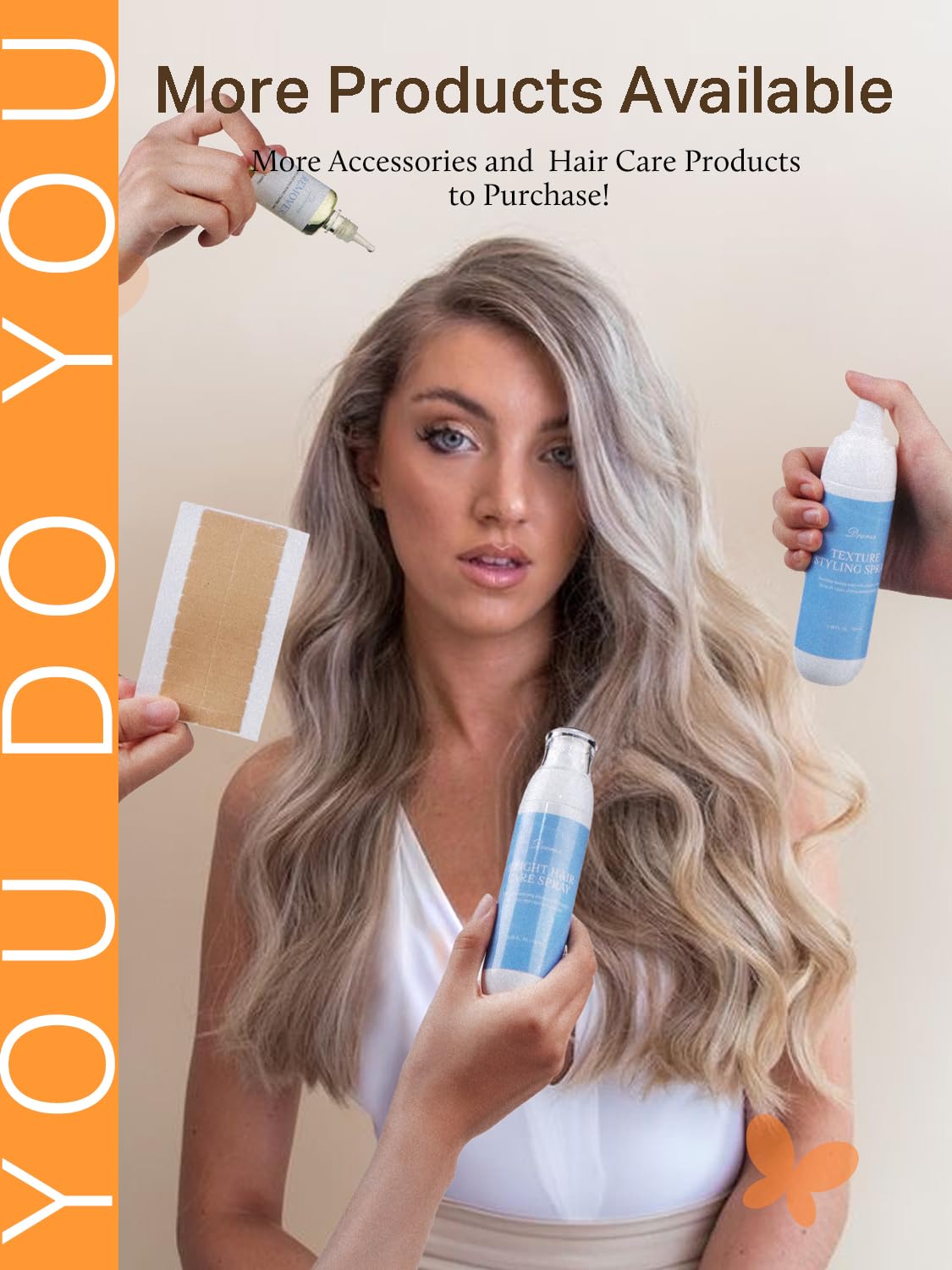 DOORES Tape in Human Hair Extensions - Balayage Dark Brown to Chestnut Brown, 18 Inch, 50g 20pcs, Remy Straight Hair Skin Weft Natural Look