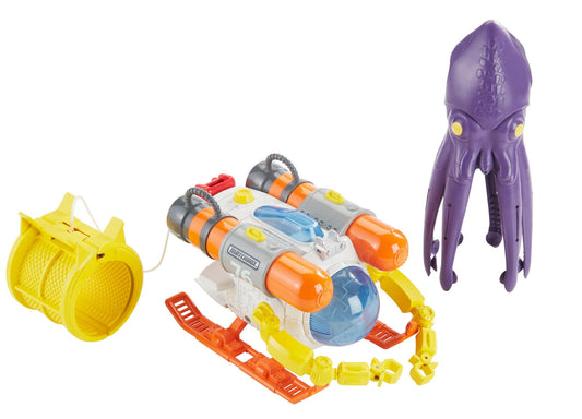 Matchbox Car-Go Squid Sub Playset