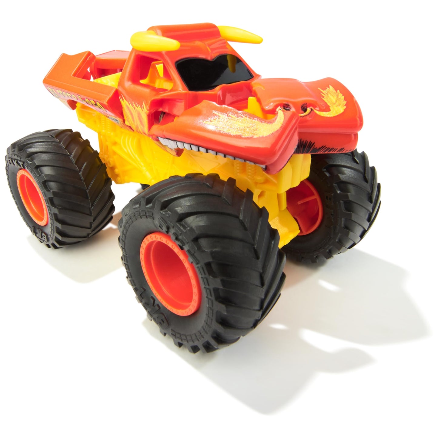 Monster Jam 2-Pack Monster Trucks – Megalodon & El Toro Loco, 1:64 Die-Cast, Repairable, Kids Toys for Ages 3+