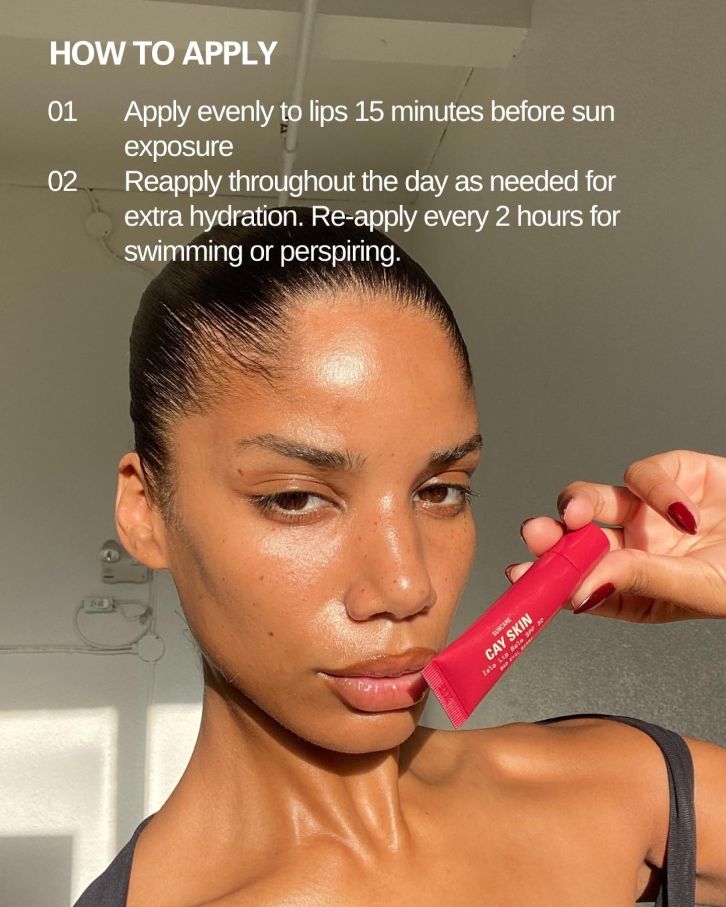 Cay Skin Isle Lip Balm SPF 30 – Hydrating Sheer Gloss, Vanilla Brown Sugar, Natural Ingredients, High Shine, Nude Tint, 0.35 oz