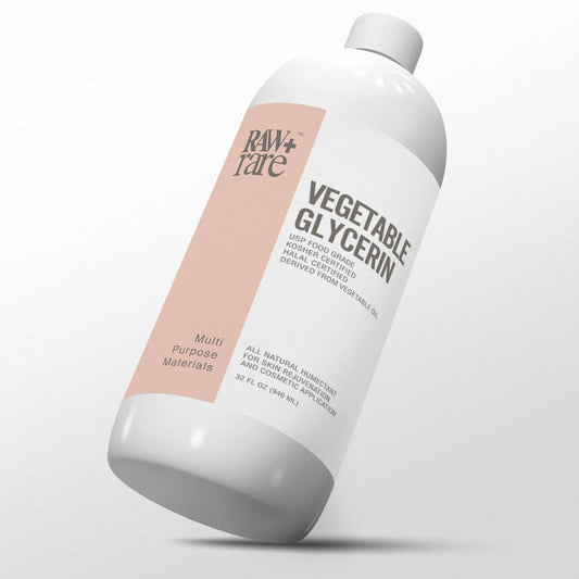 Raw Plus Rare Vegetable Glycerin Quart (32 fl. oz.) – Pure USP Food & Cosmetic Grade, Skin, Hair, Soap, Crafts, Kosher & Halal