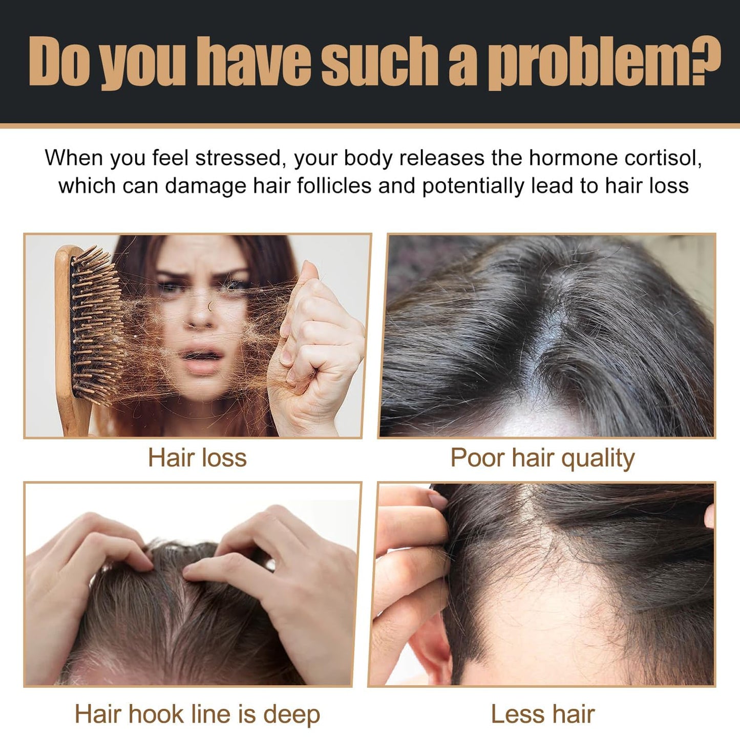 Root Activator Shampoo 2PCS – Anti Hair Loss & Shedding Treatment | Natural Regrowth Formula | Thickening, Nourishing & Smoothing for All Hair Types