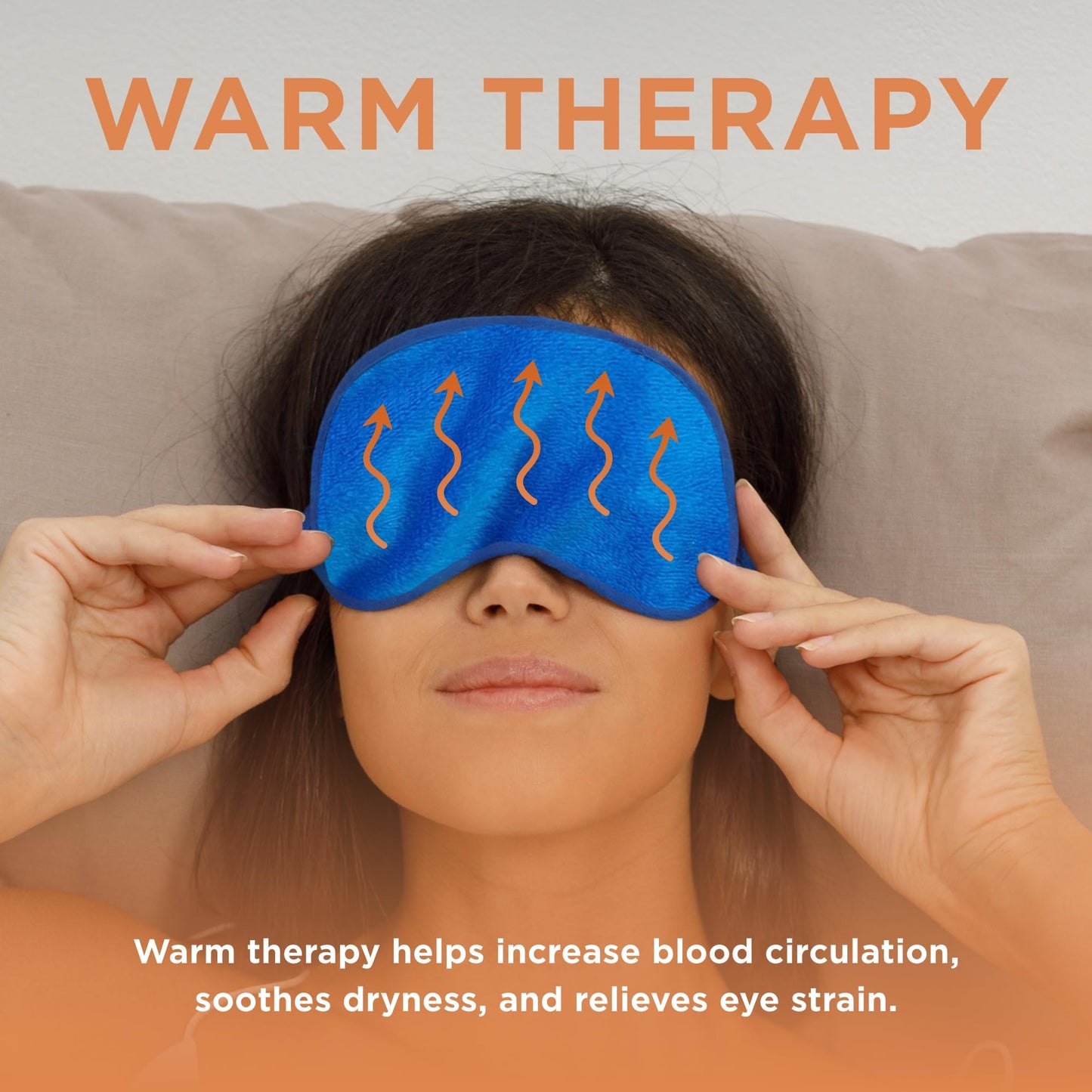 Mediviz Warm Compress Eye Mask - Moist Heat Compress for Irritated Eyes and Eyelid Lumps and Bumps