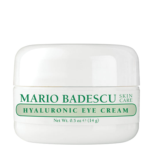 Mario Badescu Hyaluronic Eye Cream, Anti-Aging Under Eye Treatment for Dark Circles & Puffiness, All Skin Types, 0.5 oz