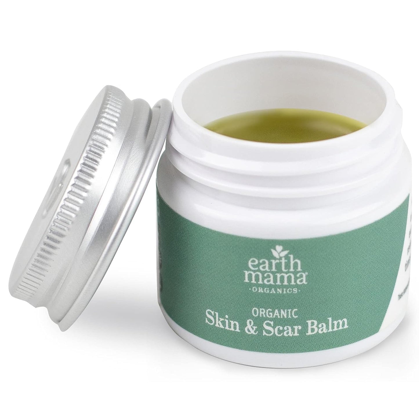 Earth Mama Organic Skin & Scar Balm 2-Pack – C-Section & Stretch Mark Recovery Cream with Jojoba, Tamanu & Gotu Kola Oils
