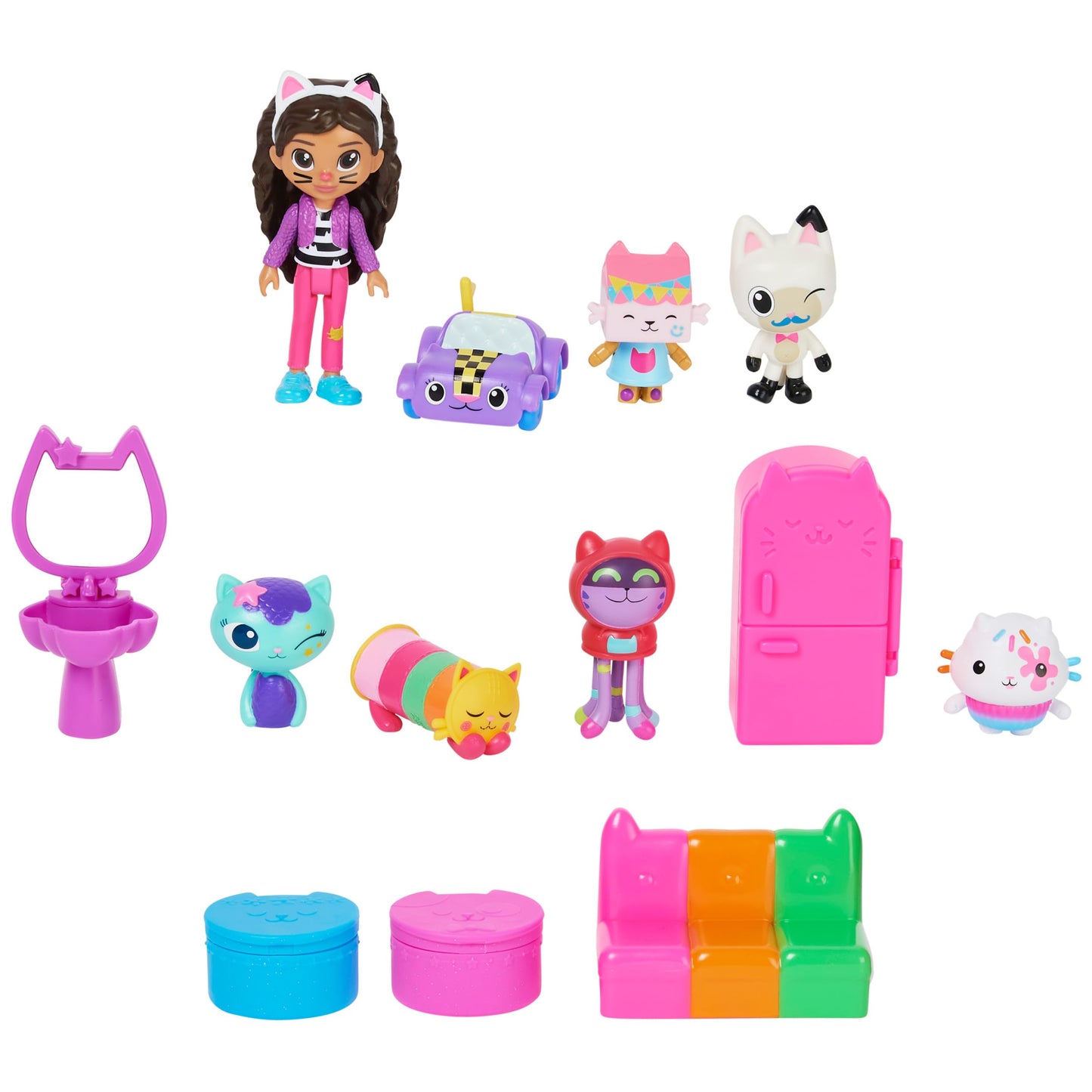 Gabby's Dollhouse, Surprise Pack, (Amazon Exclusive) Toy Figures and Dollhouse Furniture, Kids Toys for Girls and Boys Ages 3 and up