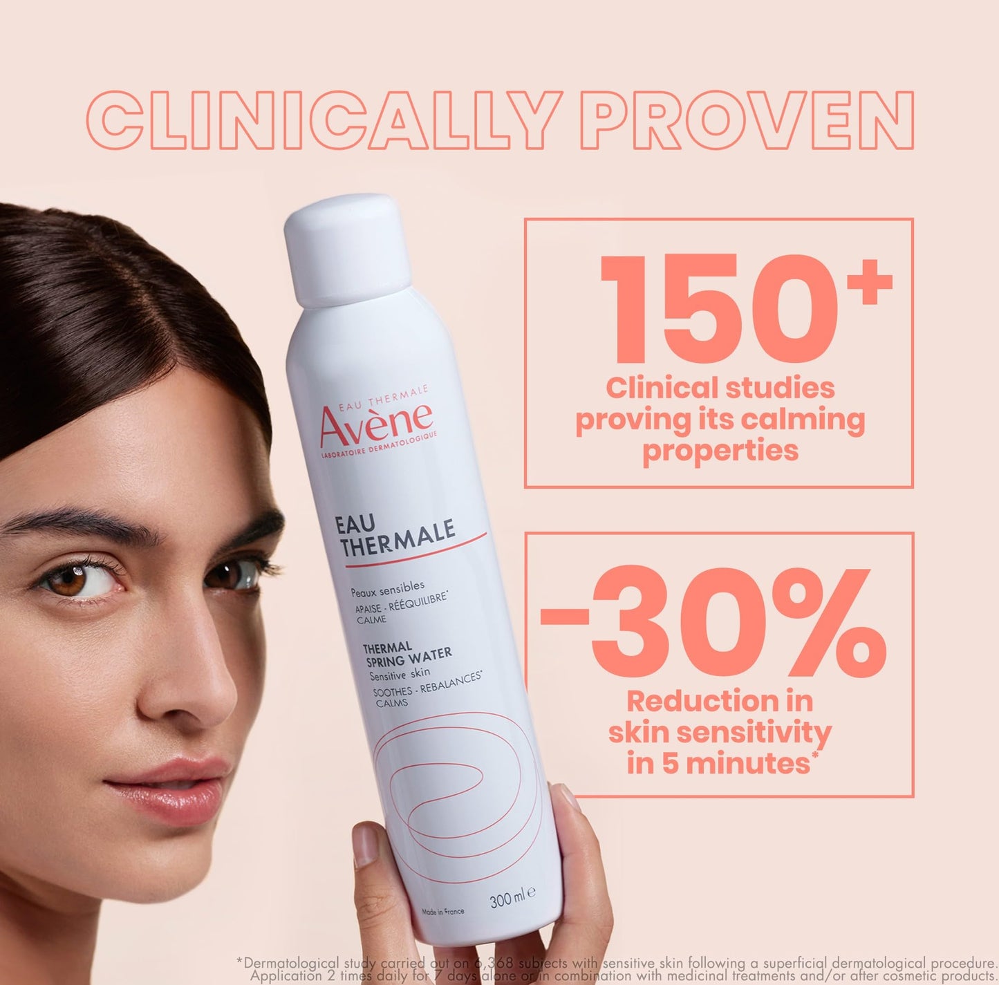 Avène Thermal Spring Water Facial Mist Spray for Sensitive Skin, Soothes, Calms & Softens, Mineral-Rich, 10.1 oz