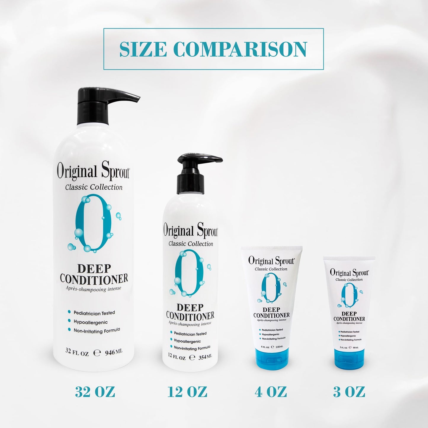 Original Sprout Deep Conditioner for All Hair Types, Vegan Conditioner, 32 oz. Bottle