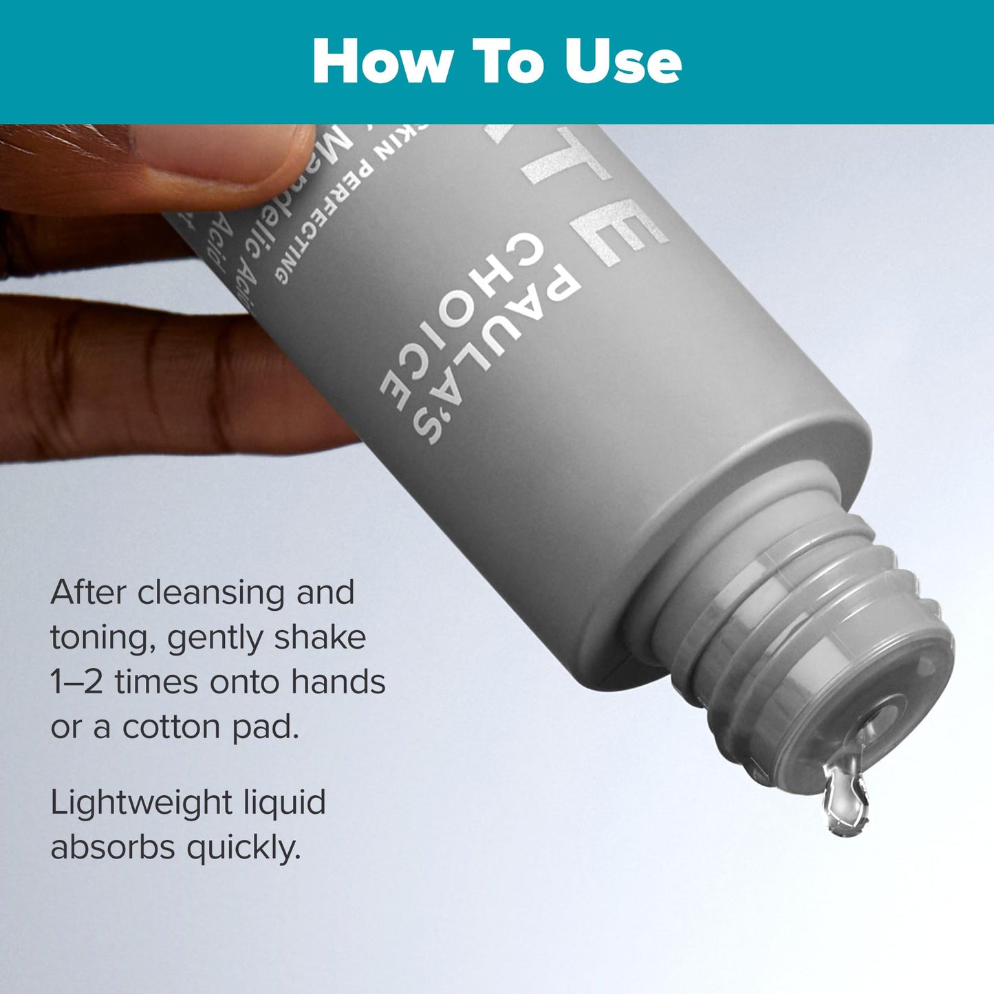 Paula’s Choice Mandelic + Lactic Acid Exfoliant 6%/2% – Gentle Daily AHA for Discoloration, Texture & Radiance, Sensitive Skin, 3 fl oz