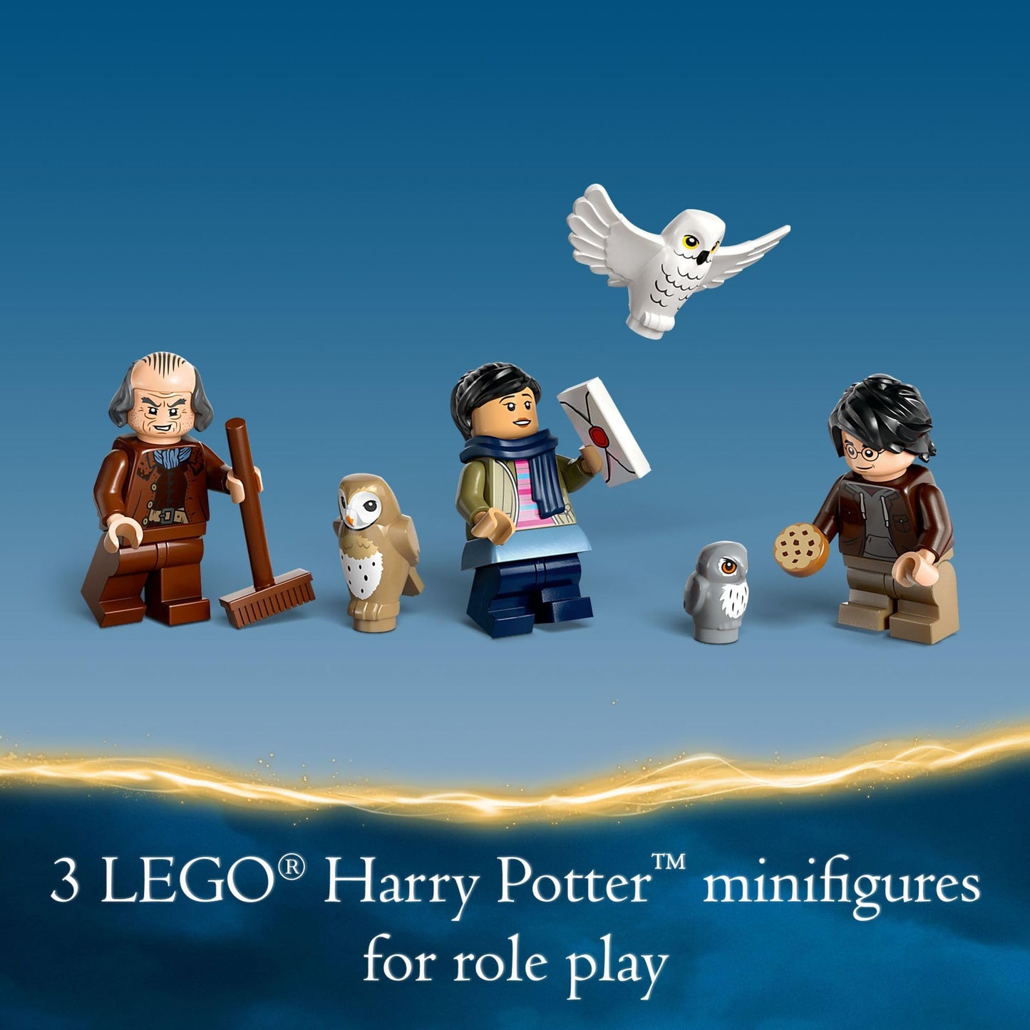 LEGO Harry Potter Hogwarts Castle Owlery 76430 – Wizarding World Playset with 3 Mini Figures, Magical Castle Toy for Kids 8+, Birthday Gift